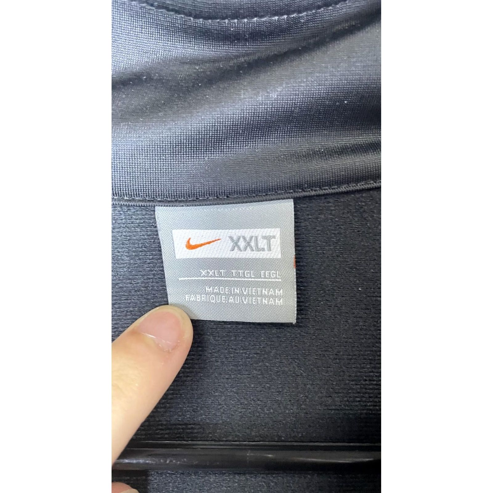 Nike Nike Track Jacket Mens 2XLT Black Full Zip Swoosh Stripe Athletic Warm Up Jacket Size US XXL / EU 58 / 5 - 3 Thumbnail