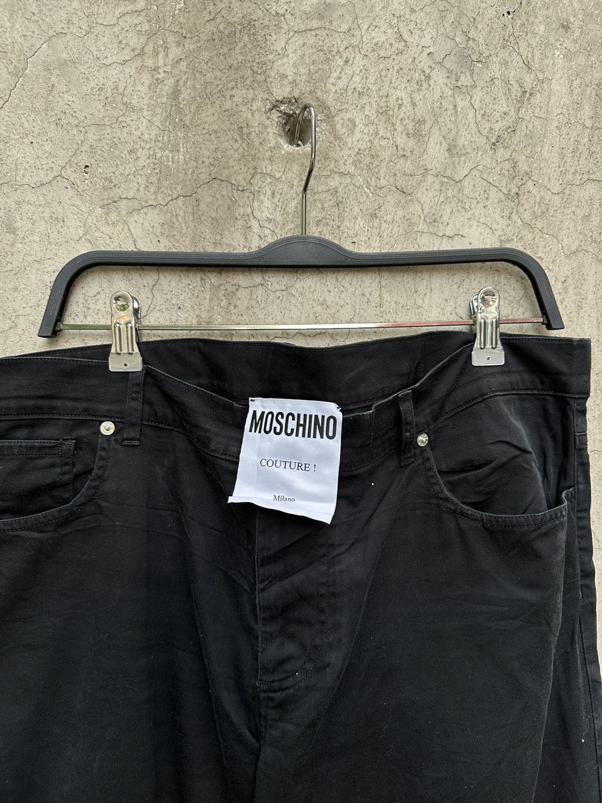 Moschino MOSCHINO Couture ! Black Jeans Size US 38 / EU 54 - 5 Thumbnail