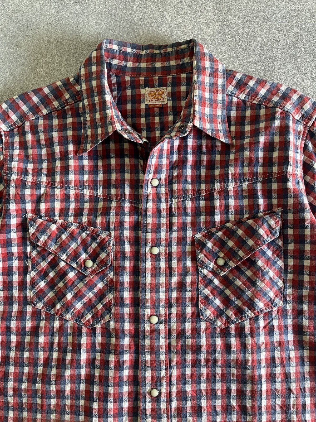 Sugar Cane Vintage Sugar Cane Button Up Shirt Size US M / EU 48-50 / 2 - 2 Thumbnail
