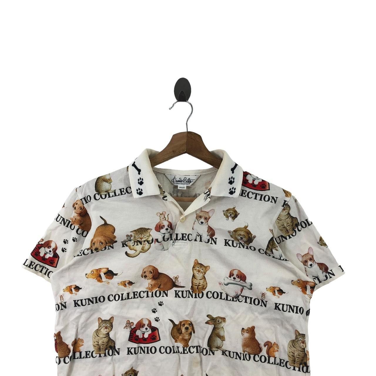 Other Vintage 90’ KUNIO COLLECTION Pet Dog Cat Polo Tee Shirt Top Size M / US 6-8 / IT 42-44 - 3 Thumbnail