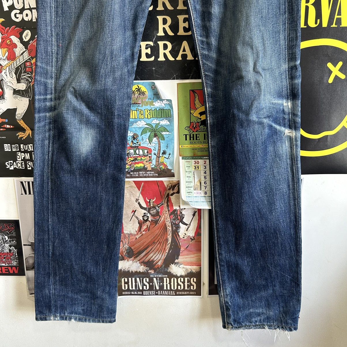 Ralph Lauren Vintage Polo Ralph Lauren Slim Fit Distressed Denim Size US 35 - 4 Thumbnail