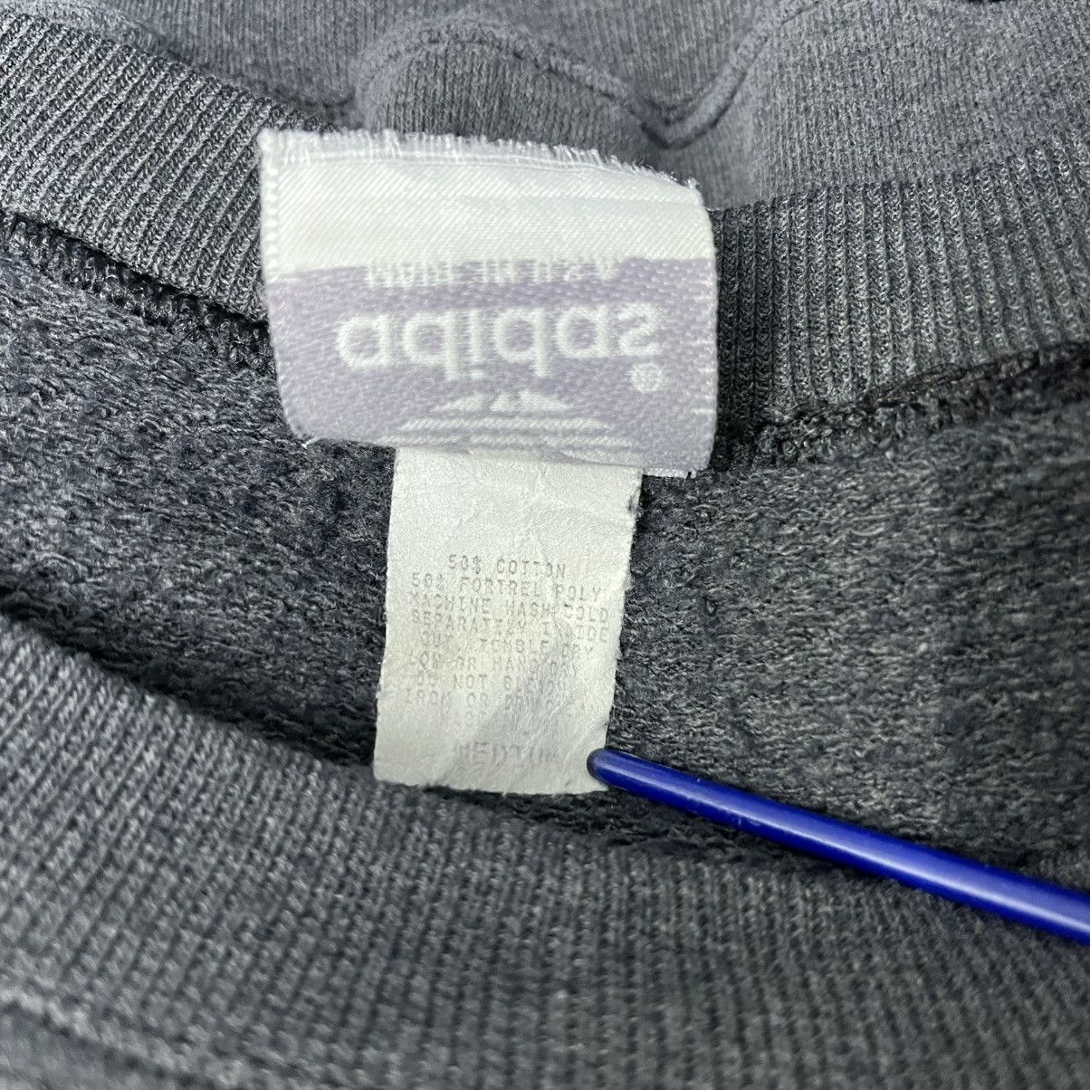 Adidas Vintage 90s Adidas Trefoil Big Logo Sweatshirt Size US L / EU 52-54 / 3 - 7 Thumbnail