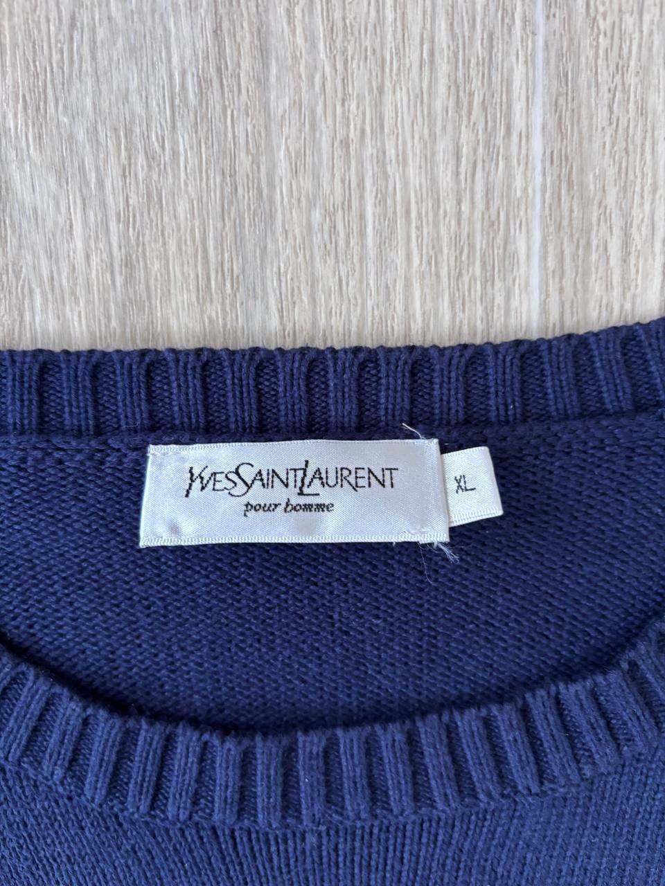 Vintage × Yves Saint Laurent Vintage YSL sweater 90s rare Size US L / EU 52-54 / 3 - 4 Thumbnail