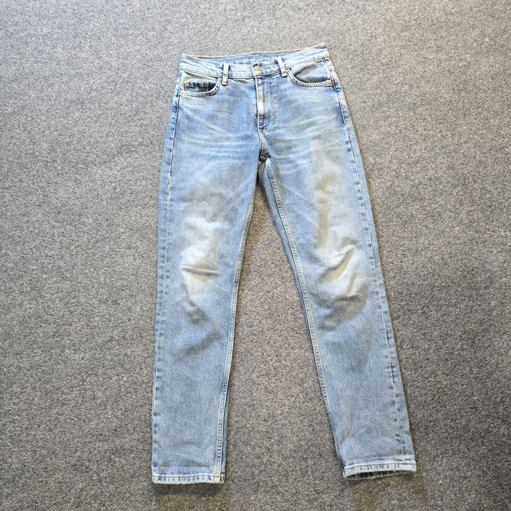 Denime Never Denim Jeans Womens Size 26 Blue Light Wash Skinny Stretch Capsule Casual Regular Womens Size 26" / US 2 / IT 38 - 2 Thumbnail
