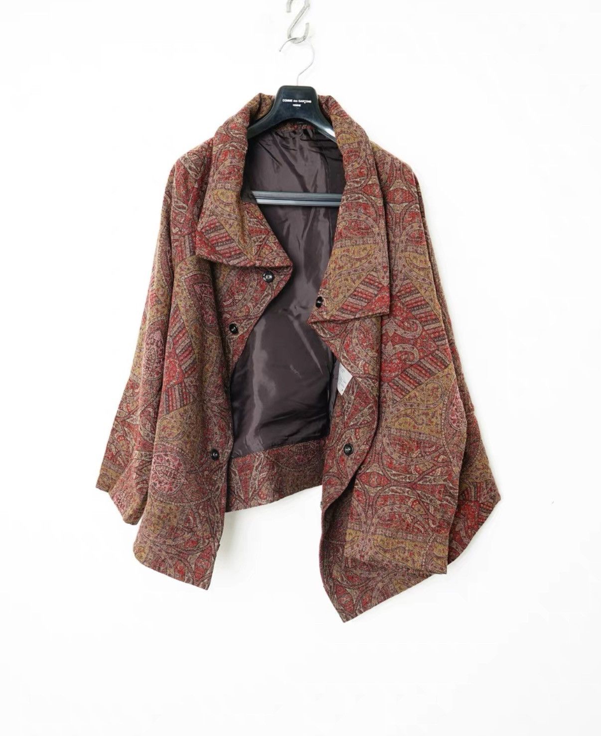 Yohji Yamamoto Yohji Yamamoto Vintage Embroidery Print Oversized Jacket Size US S / EU 44-46 / 1 - 1 Thumbnail