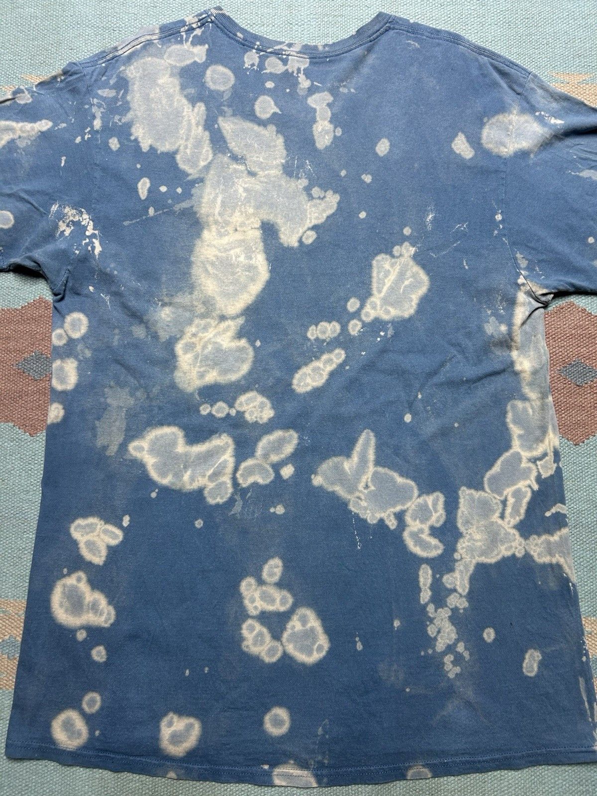 Fruit Of The Loom Fruit loom pocket tshirt bleach tie dye cotton distressed XL Size US XL / EU 56 / 4 - 11 Thumbnail