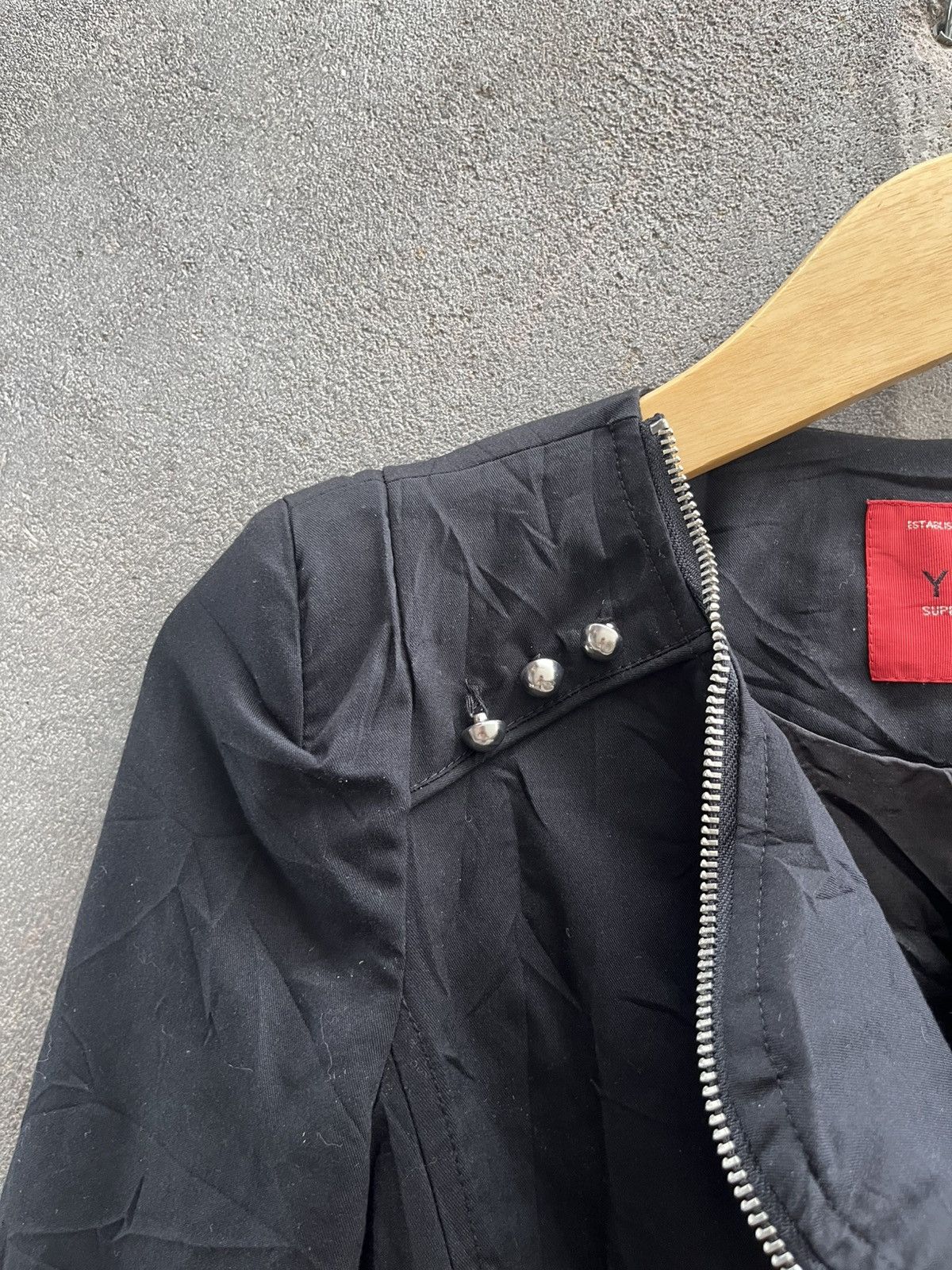 Comme des Garcons × Toga × Yohji Yamamoto KISSBON Jaket Ruffle Avant-Garde Jepang – Inspired by Yohji Size US M / EU 48-50 / 2 - 5 Thumbnail