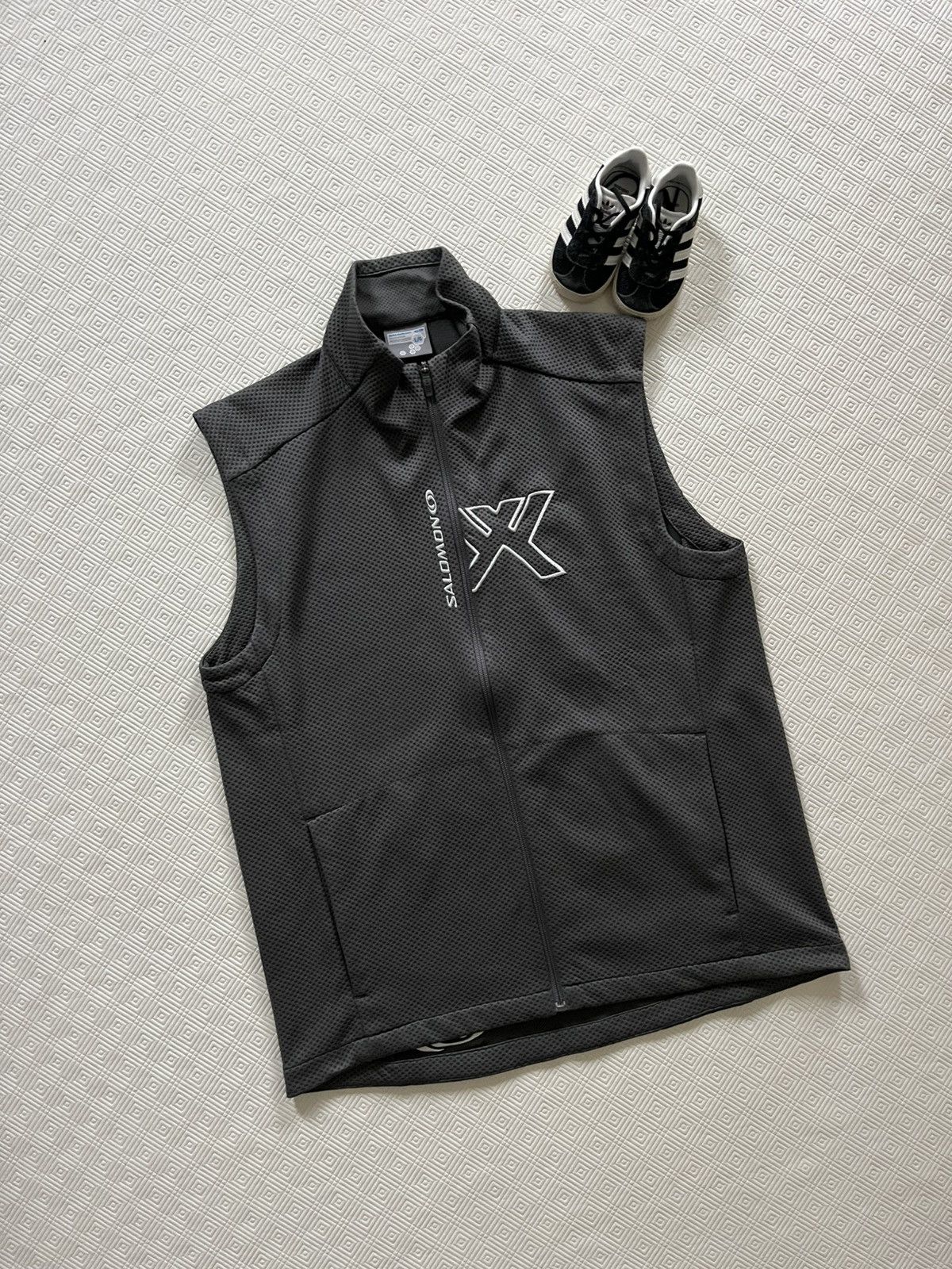 Salomon Salomon Softshell Vest L Dark Grey Technical Layer Size US L / EU 52-54 / 3 - 2 Thumbnail