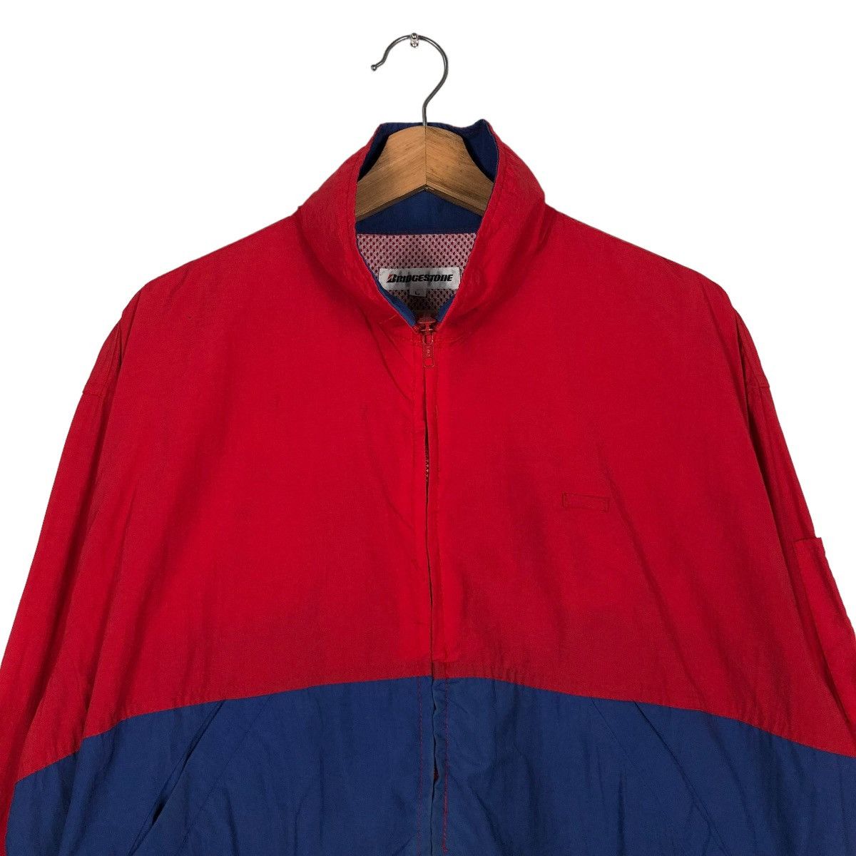 Japanese Brand 🔥VINTAGE BOMBER JACKET BRIDGESTONE BIG LOGO ISSEY MIYAKE Size US L / EU 52-54 / 3 - 4 Thumbnail