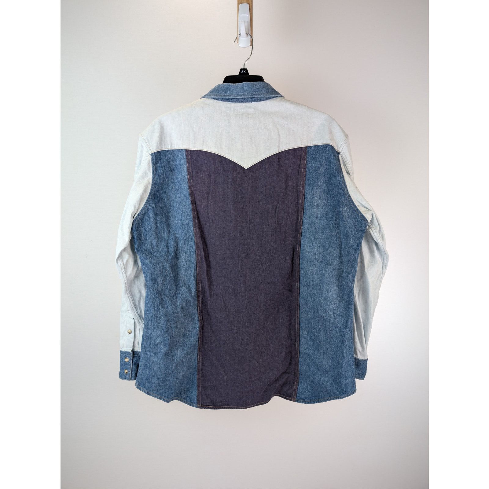 Celine o1rshd1 Denim Western Shirt in Blue Size US XL / EU 56 / 4 - 9 Thumbnail