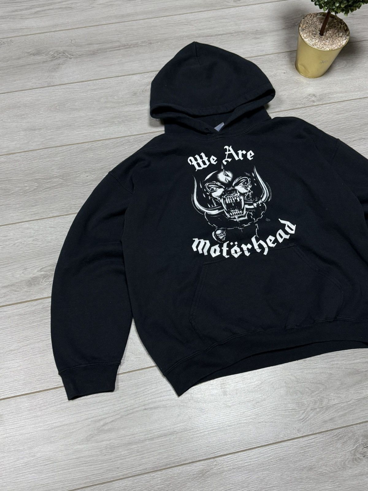 Vintage Motörhead hoodie we play rock n roll oversize boxy Size US L / EU 52-54 / 3 - 4 Thumbnail