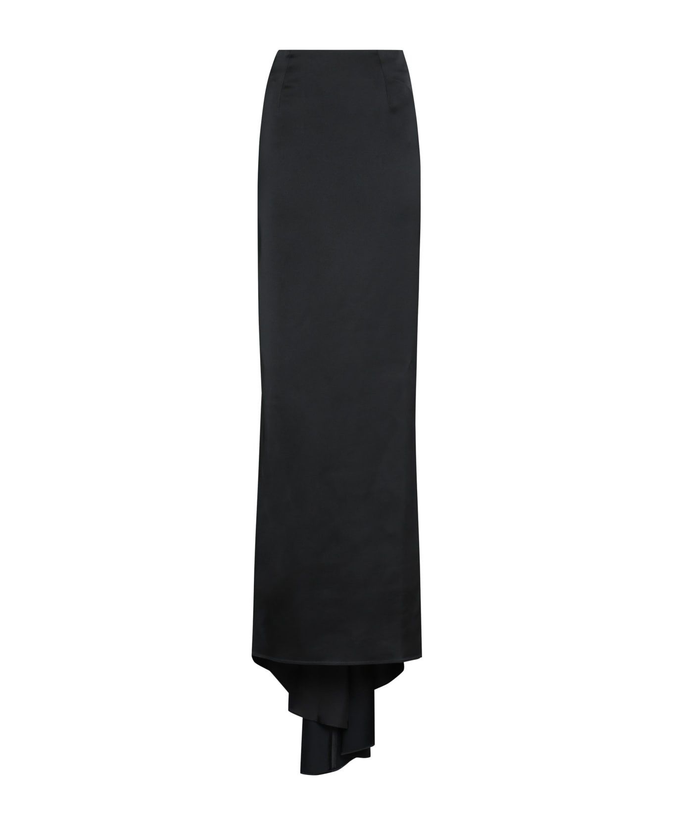 Balenciaga o1w1db10625 Maxi Skirt in Black Size 27" / US 4 / IT 40 - 1 Thumbnail