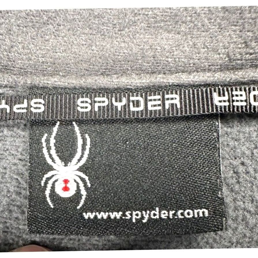 Spyder Spyder Sweatshirt Pullover Adult Large Blue Pinstripe Lined Fleece Raglan 1/4 Zip Logo Mens Size US L / EU 52-54 / 3 - 4 Thumbnail