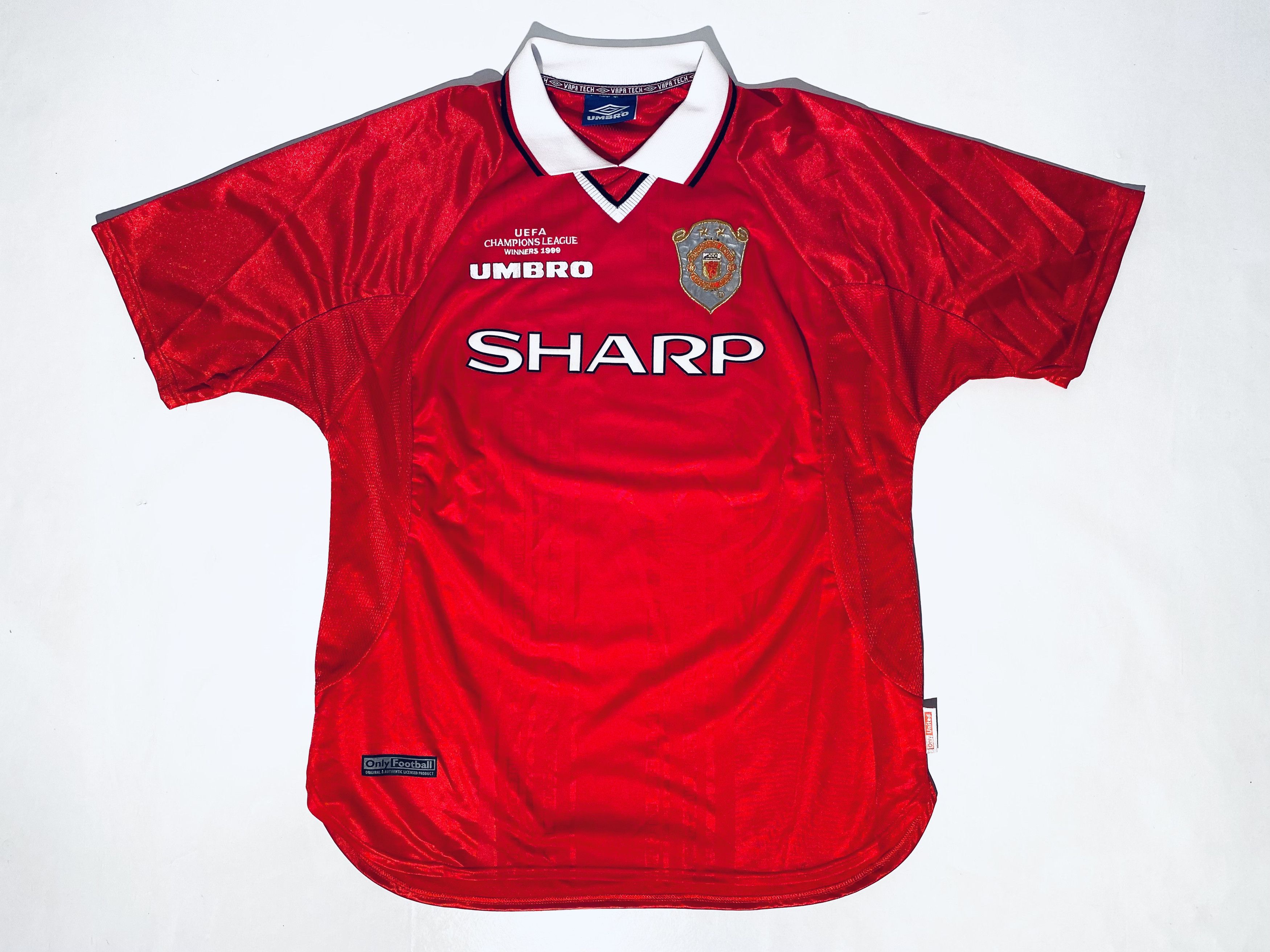 Umbro Manchester United Champions League Home Shirt 1997 - 1999 | Grailed 