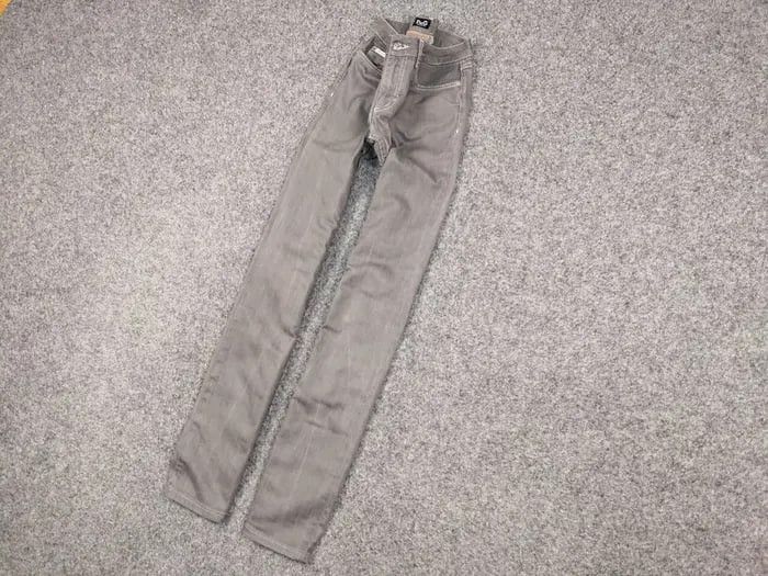Dolce & Gabbana Vintage 90's Dolce & Gabbana Straig Women's Gray Denim Jeans Size 25" / US 0 / IT 36 - 3 Thumbnail