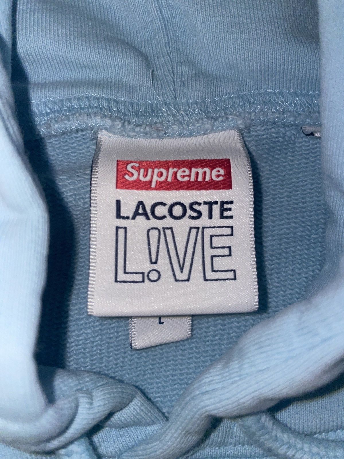 Lacoste × Supreme Supreme Lacoste Hoodie Size US XL / EU 56 / 4 - 4 Thumbnail