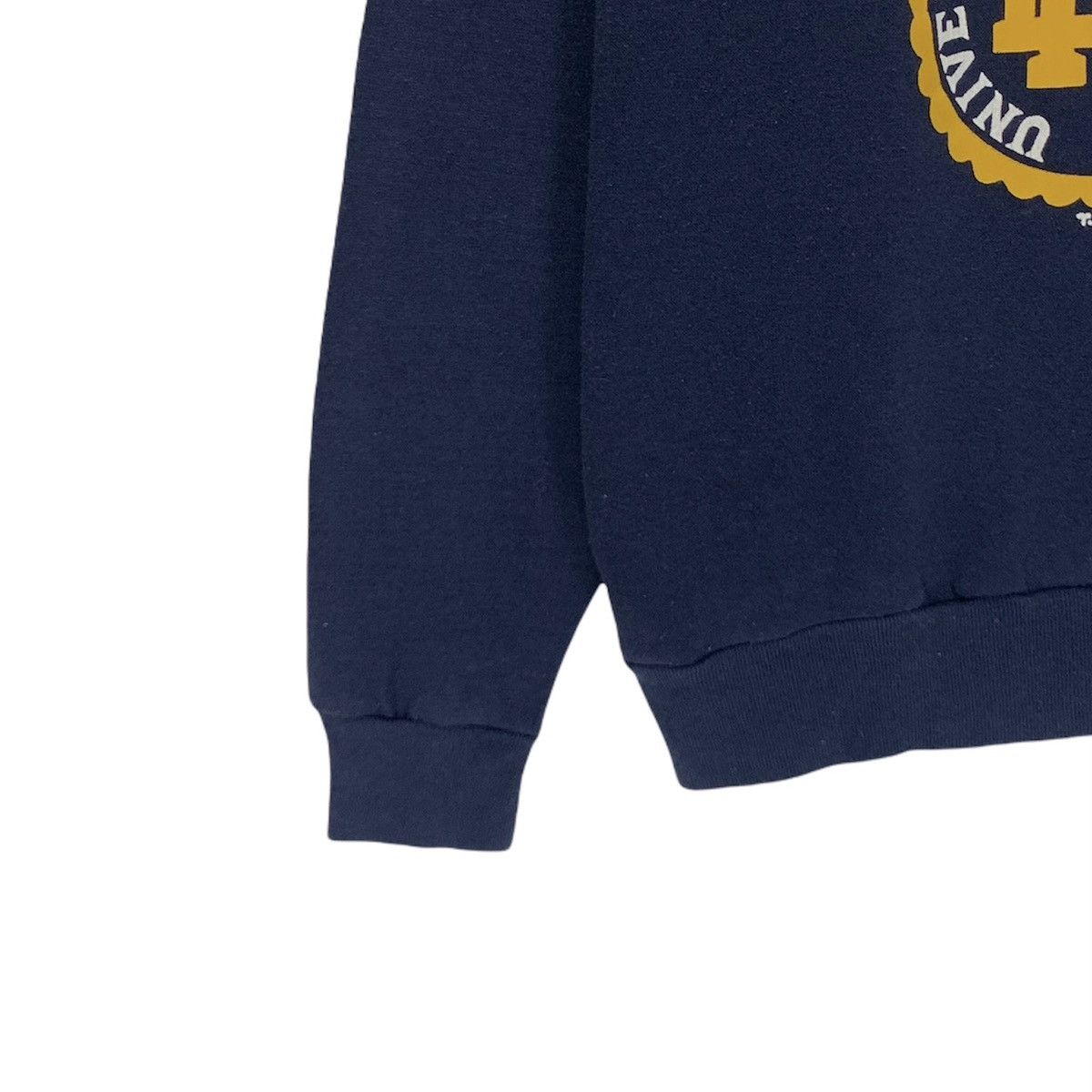 Tultex × Vintage Vintage 80s Tultex University Of Notre Dame Sweatshirt Size M / US 6-8 / IT 42-44 - 7 Thumbnail