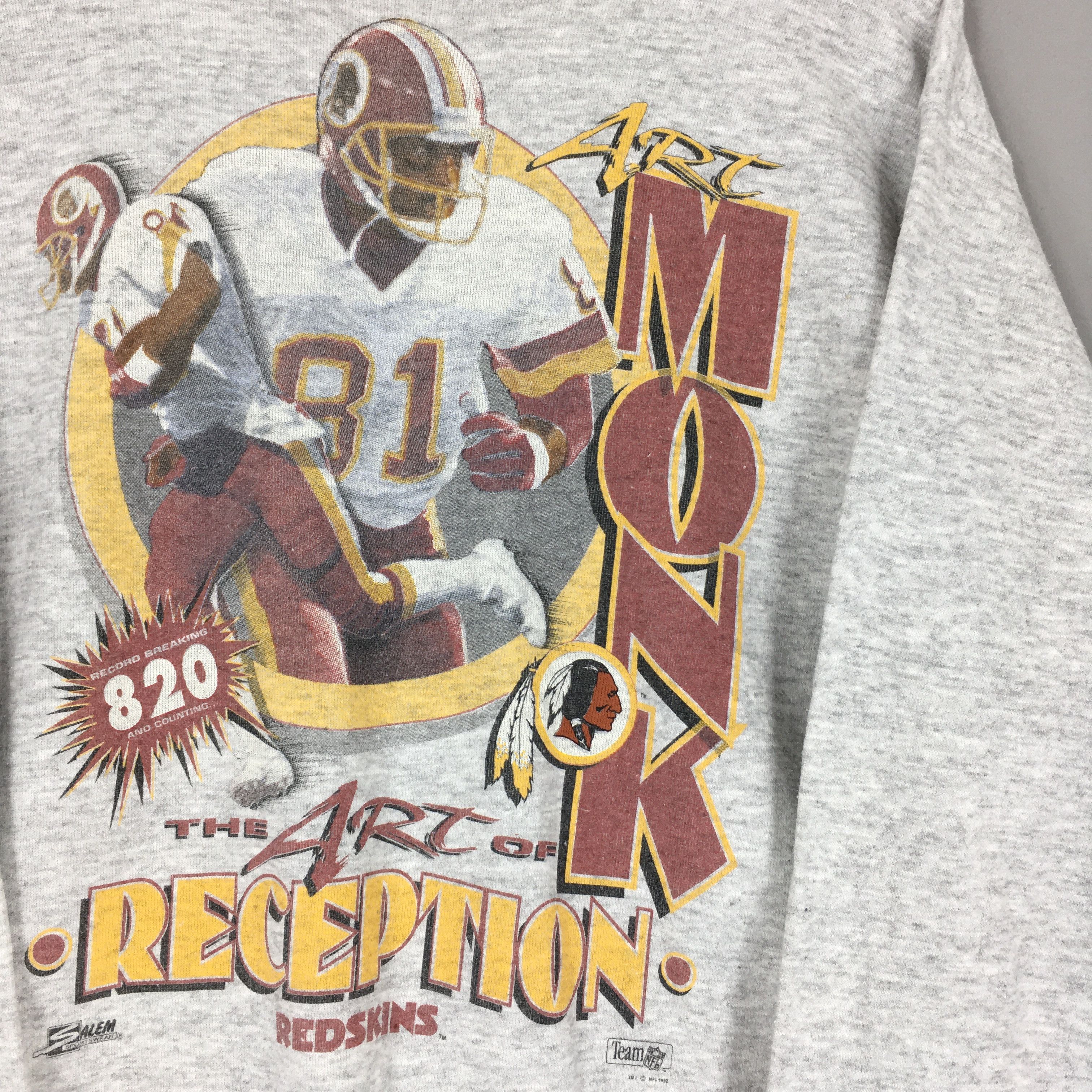 NFL × Vintage Vintage 90s Washington Redskins NFL Sweatshirt Large Size US L / EU 52-54 / 3 - 2 Thumbnail