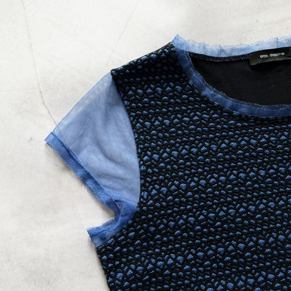 Cop Copine Cop Copine Mesh Y2K T-Shirt Tee Size L / US 10 / IT 46 - 4 Thumbnail