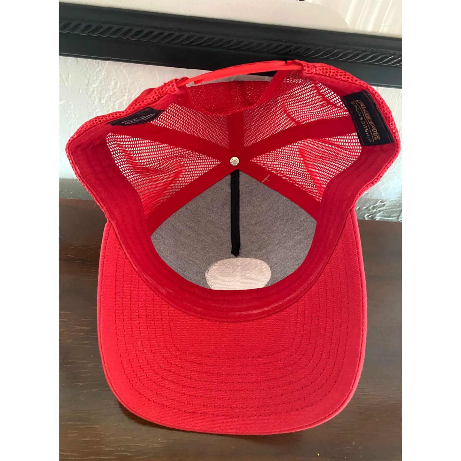 TravisMathew Travis Mathew Snapback Hat Red Black Trucker Men Adjustable Golf Life On Tour Rare Size ONE SIZE - 4 Thumbnail