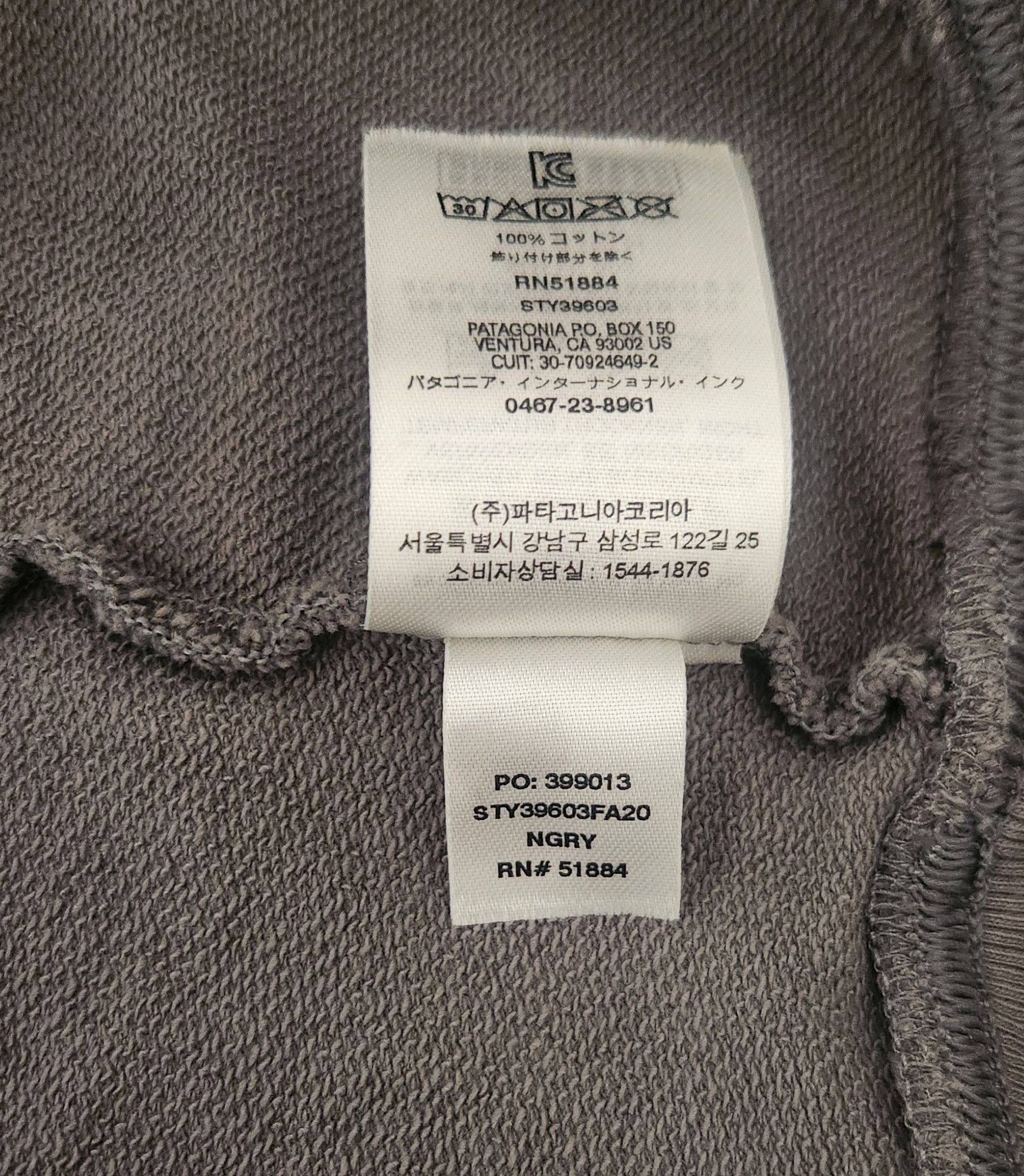 Patagonia Patagonia Mens M's P-6 Logo Spellout Organic Crew Sweatshirt Size US XL / EU 56 / 4 - 12 Thumbnail