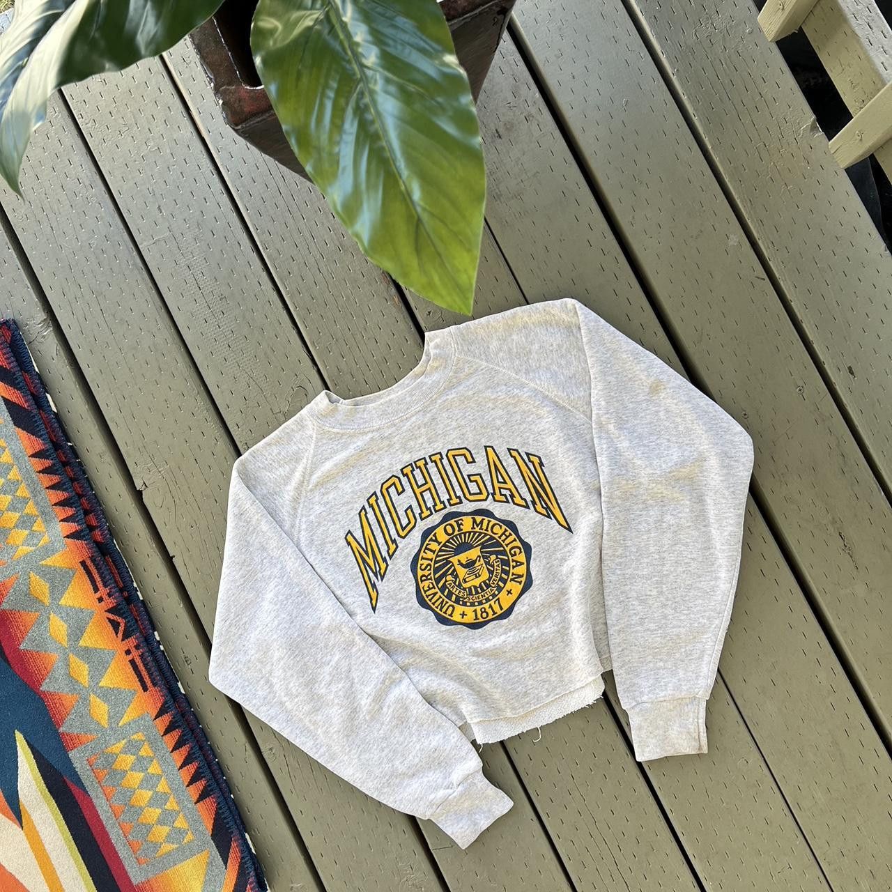 Vintage × Wolverine Vintage Michigan Wolverines Sweatshirts Size US S / EU 44-46 / 1 - 5 Thumbnail