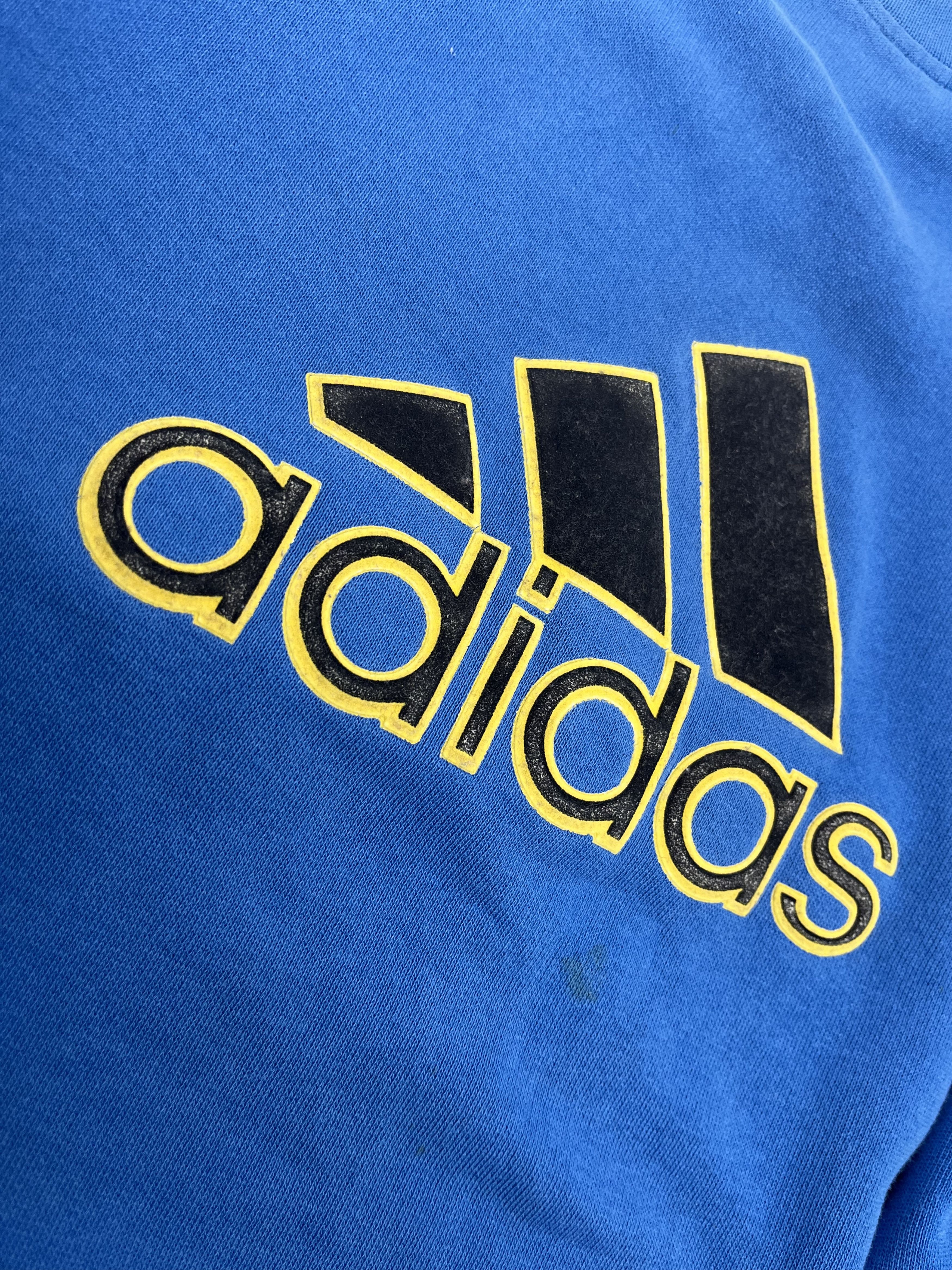 Adidas Adidas Vintage Sweatshirt Big Logo Size Small Blue Size US S / EU 44-46 / 1 - 3 Thumbnail