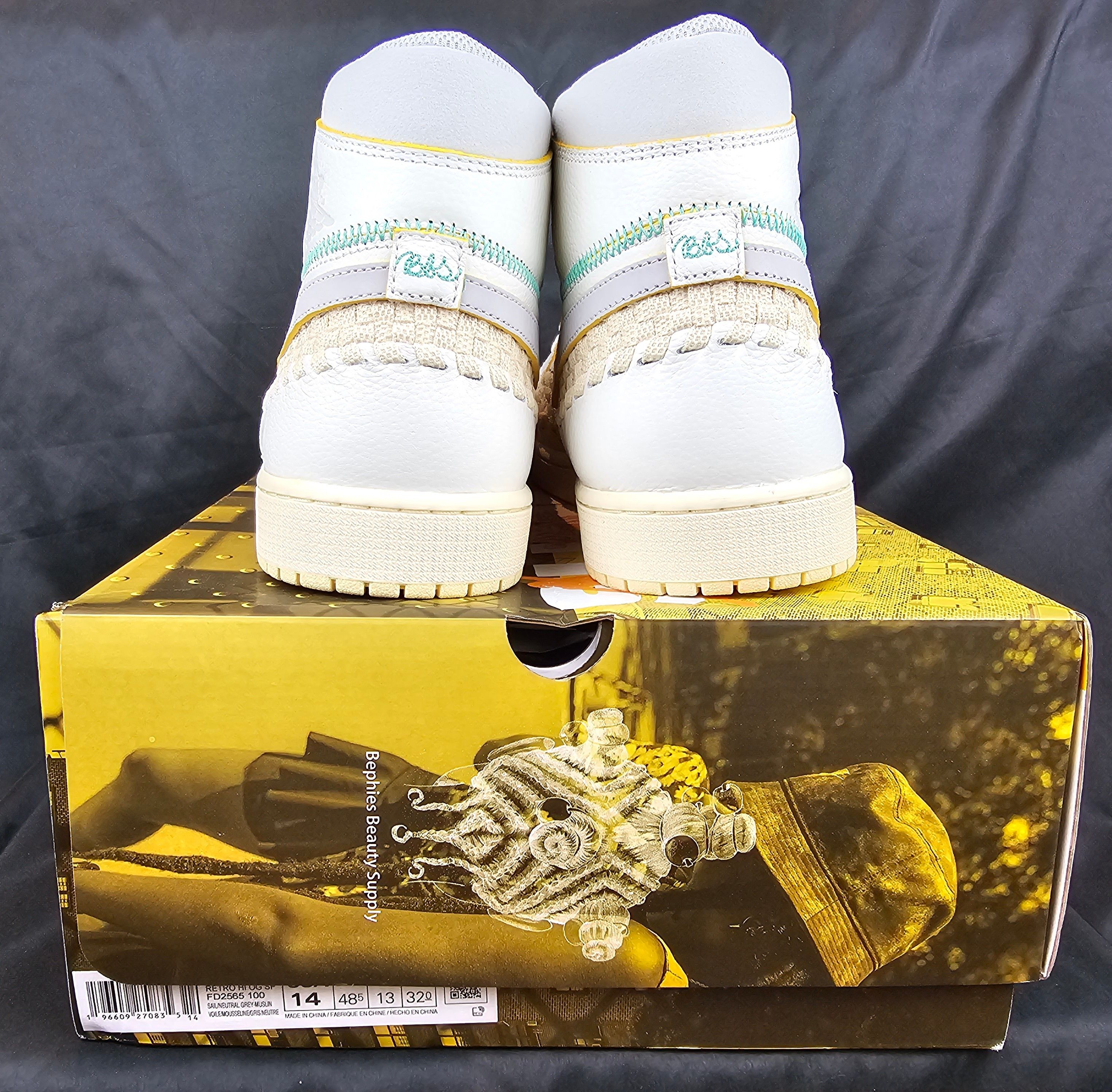 Jordan Brand Nike Jordan 1 Retro Hi OG SP Union LA Bephies Beauty Supply Size US 14 / EU 47 - 9 Thumbnail