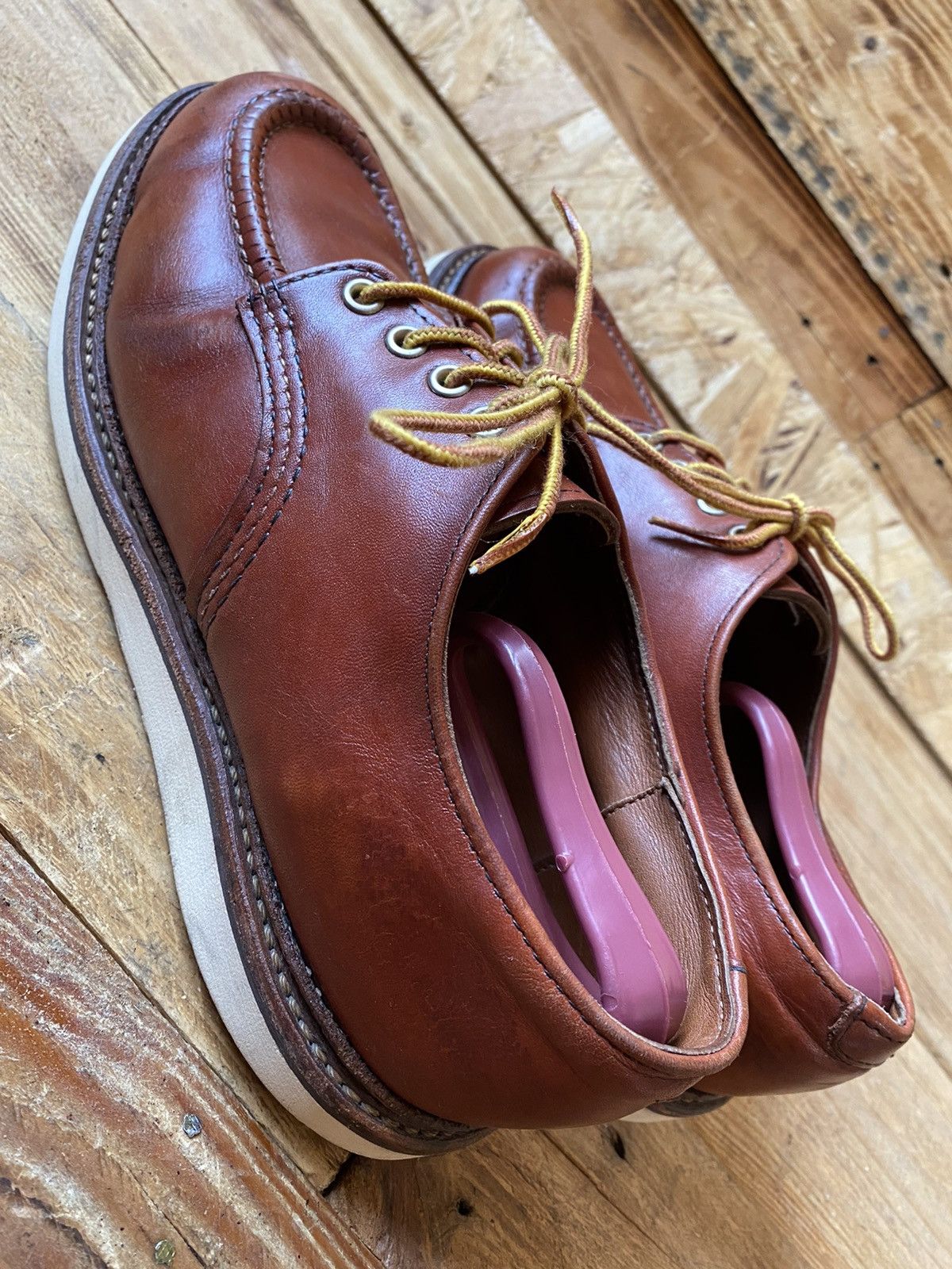 Red Wing Redwing oxford brown casual leather shoes sz 9.5 Size US 9.5 / EU 42-43 - 5 Thumbnail