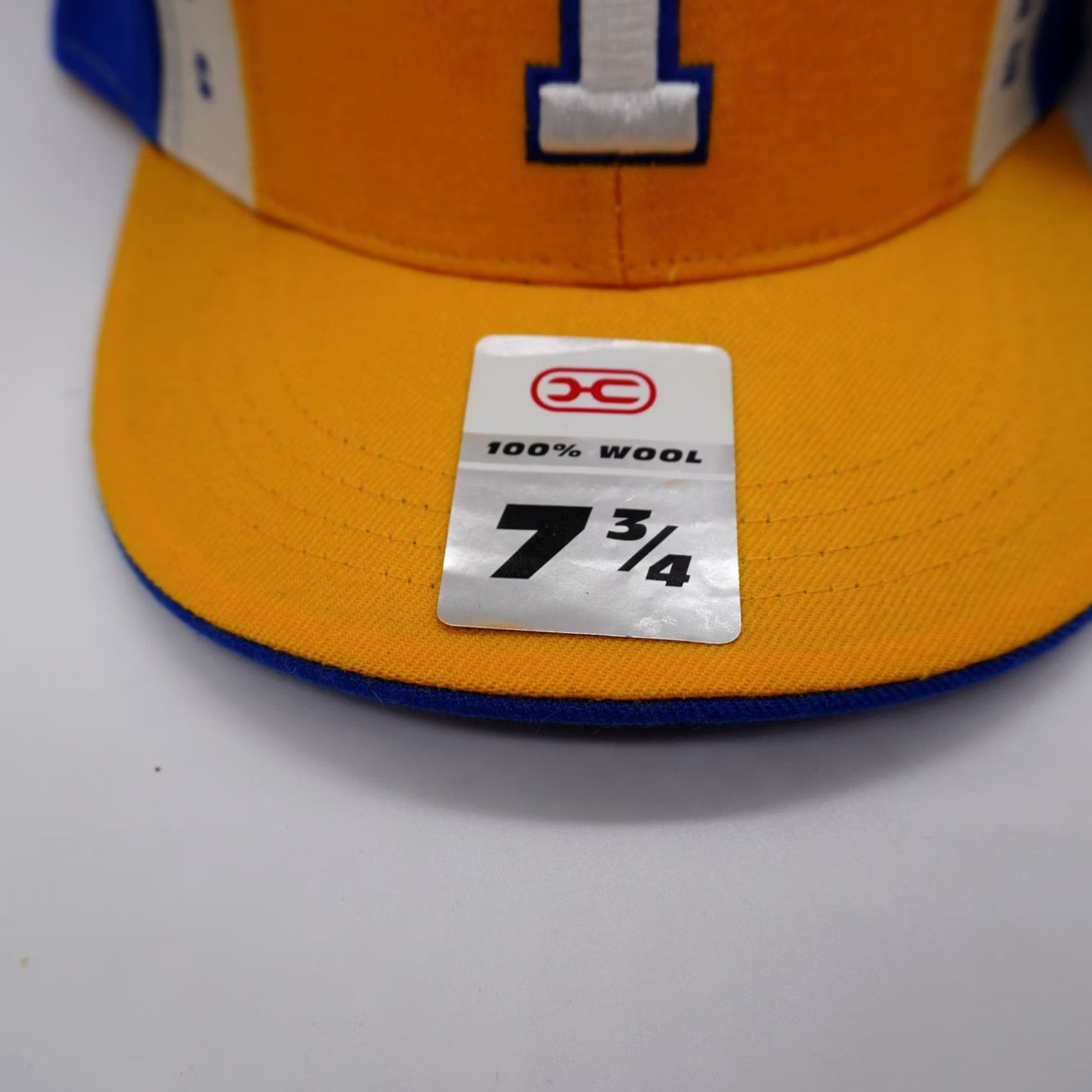 Cougar Headmaster Campuswear Hat Wool Fitted Cap Mens 7 3/4 Yellow Blue ICC Cougars Size ONE SIZE - 3 Thumbnail