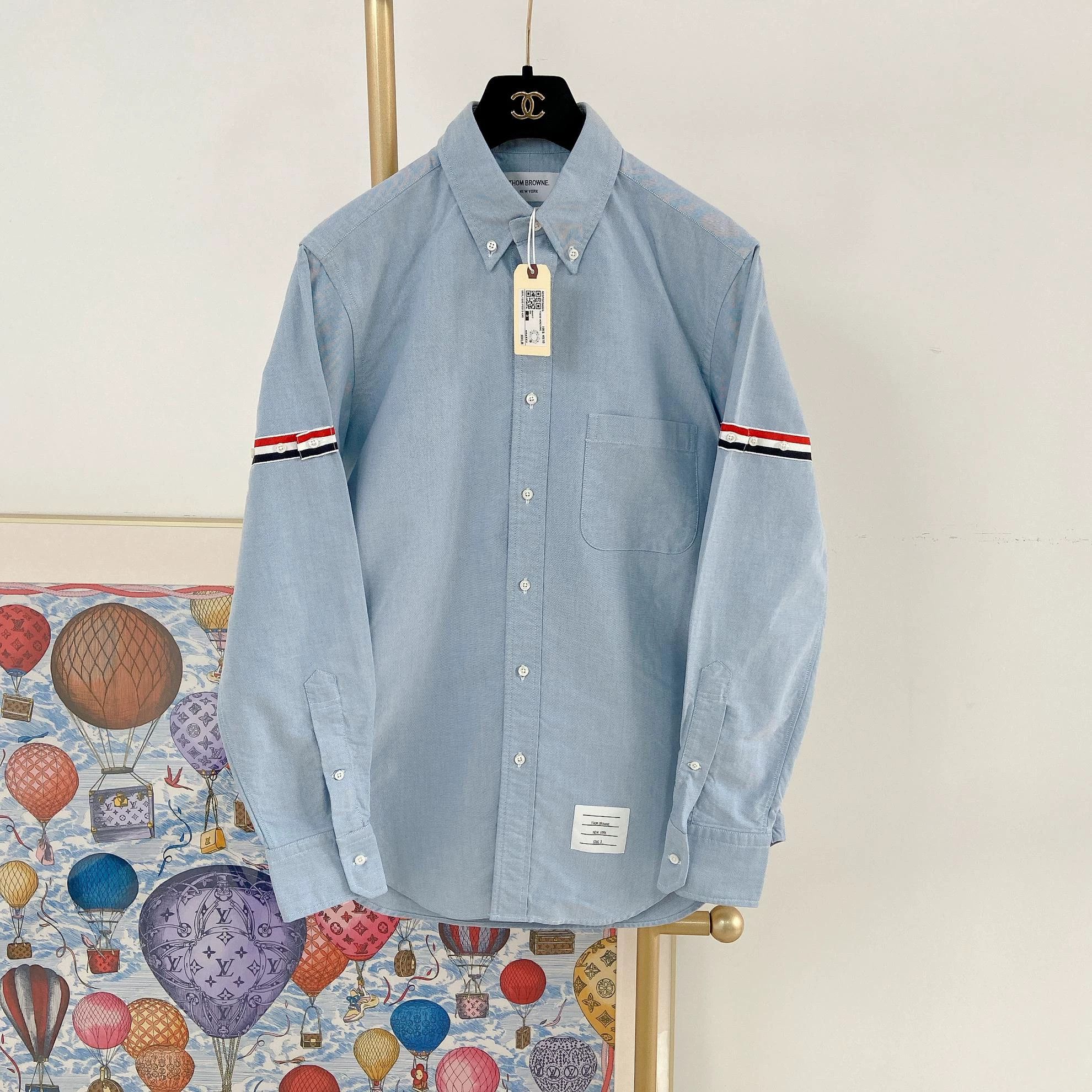 Thom Browne Thom Browne blue shirt 3 new with tags Size US M / EU 48-50 / 2 - 1 Thumbnail