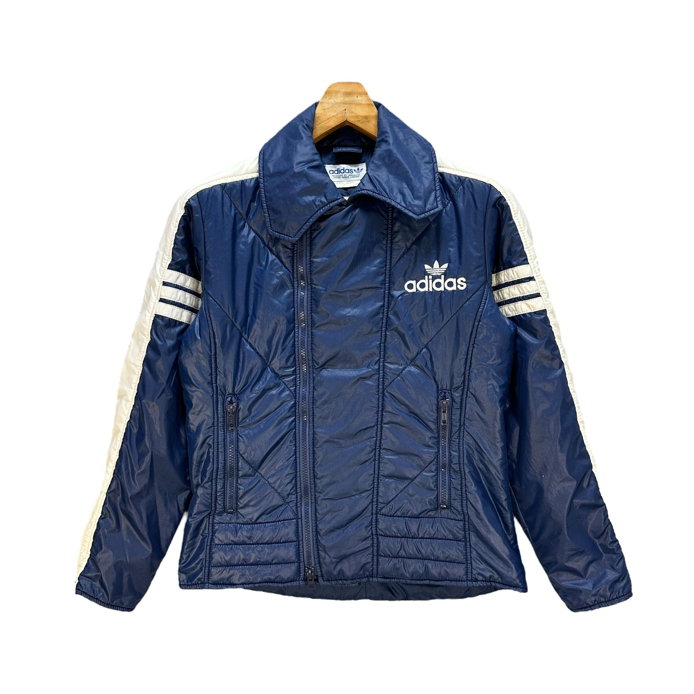 Adidas Vintage 90's ADIDAS Asymmetrical Jacket #012-1427 Size US S / EU 44-46 / 1 - 1 Thumbnail