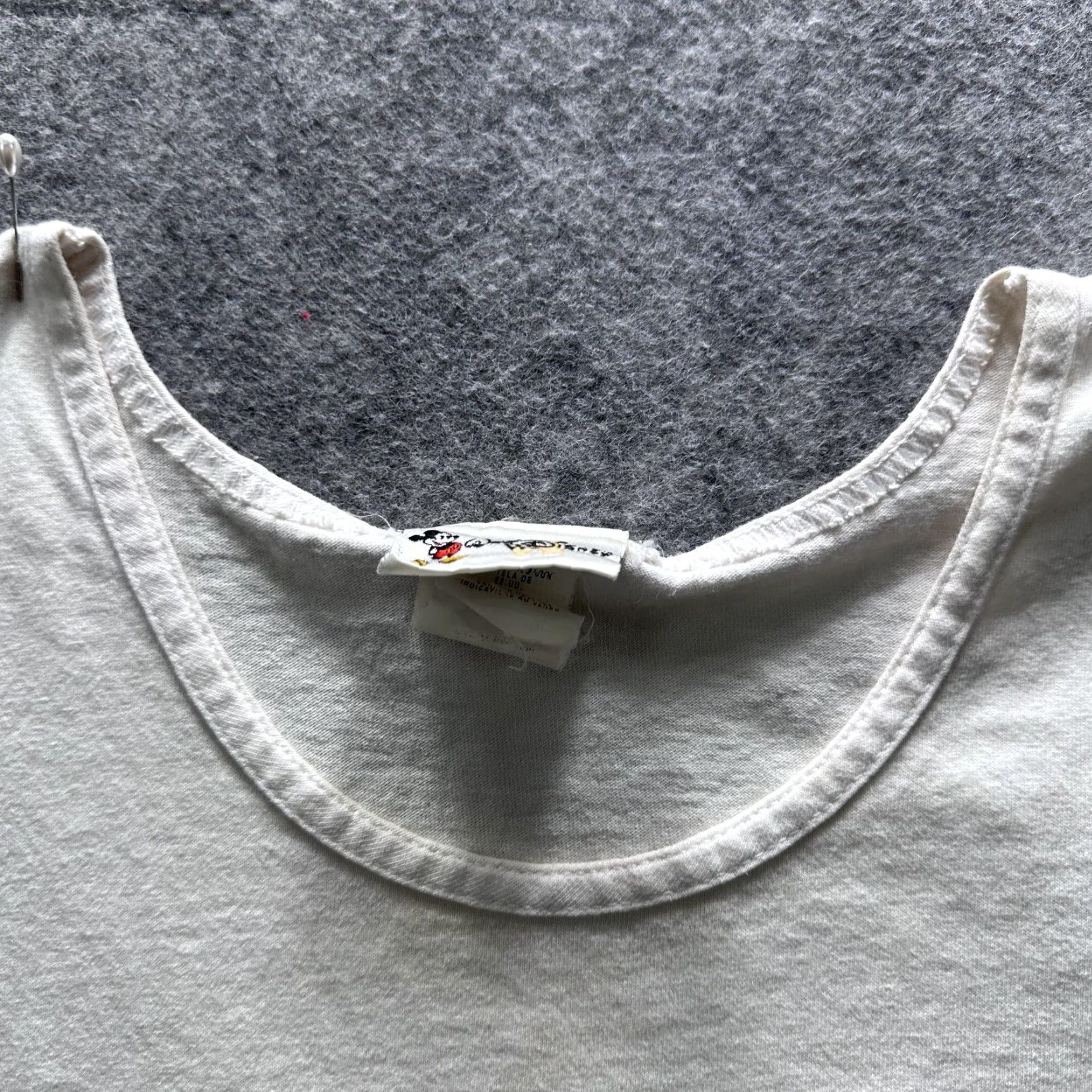 Disney VINTAGE Disney Shirt Mens S White Main Street USA Mickey Tank Magic Kingdom Size US S / EU 44-46 / 1 - 3 Thumbnail