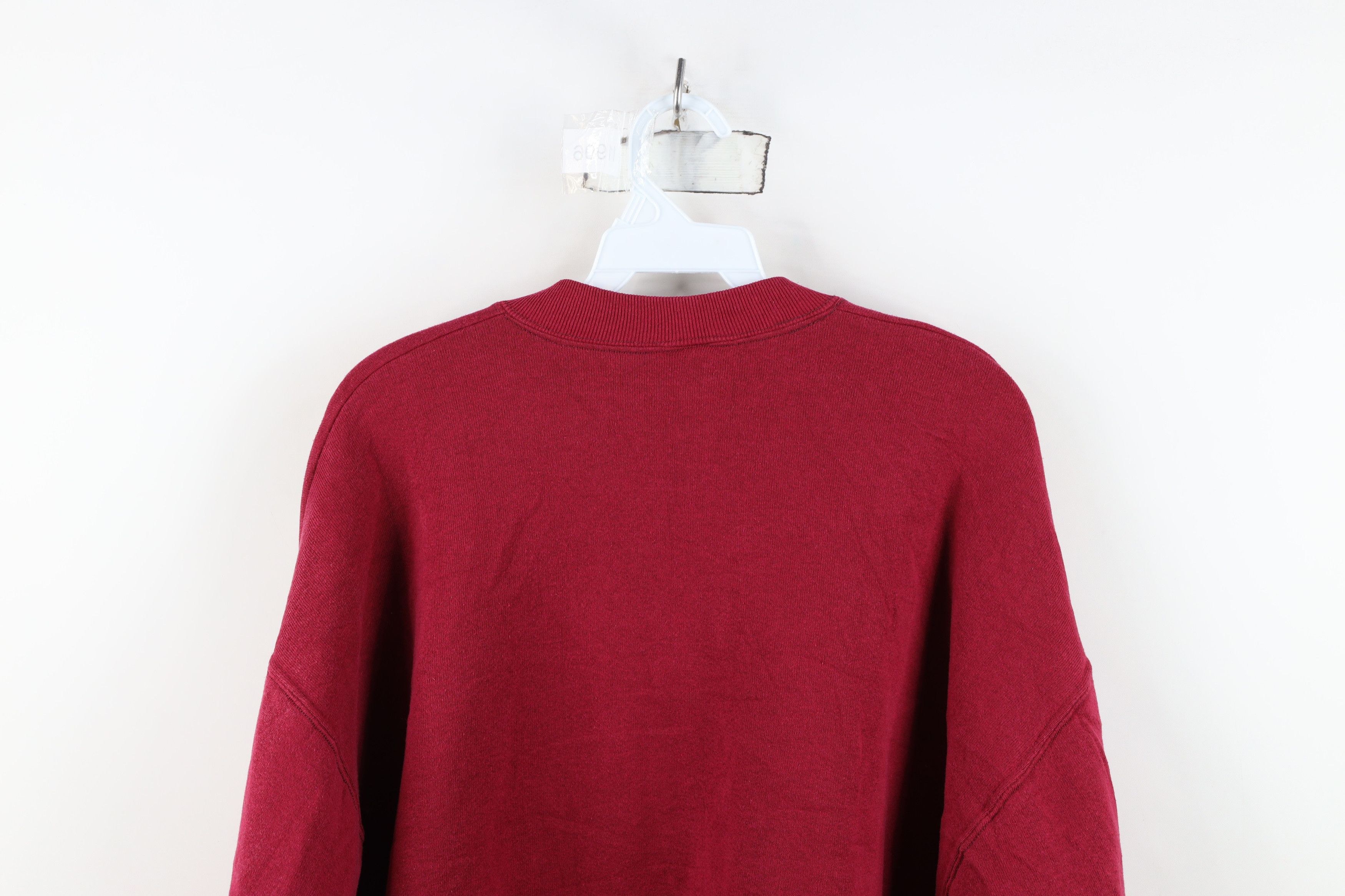 Vintage Vintage 90s Concordia Lutheran Crewneck Sweatshirt Red USA Size US XL / EU 56 / 4 - 11 Thumbnail
