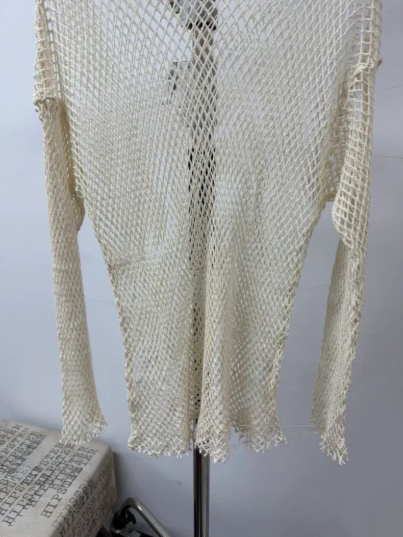 Dries Van Noten Dries Van Noten Mesh Milk White Base Layer Size S / US 4 / IT 40 - 3 Thumbnail