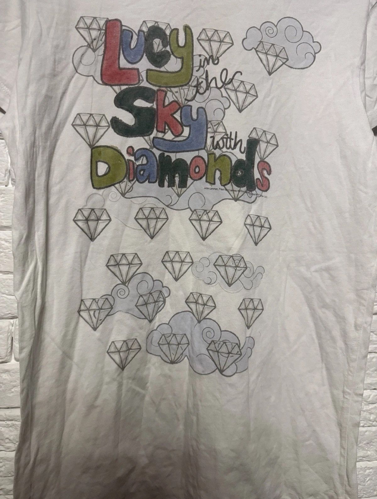 Other Vintage 1995 The Beatles Tee Lucy In The Sky Diamonds Lennon Size US XL / EU 56 / 4 - 4 Thumbnail
