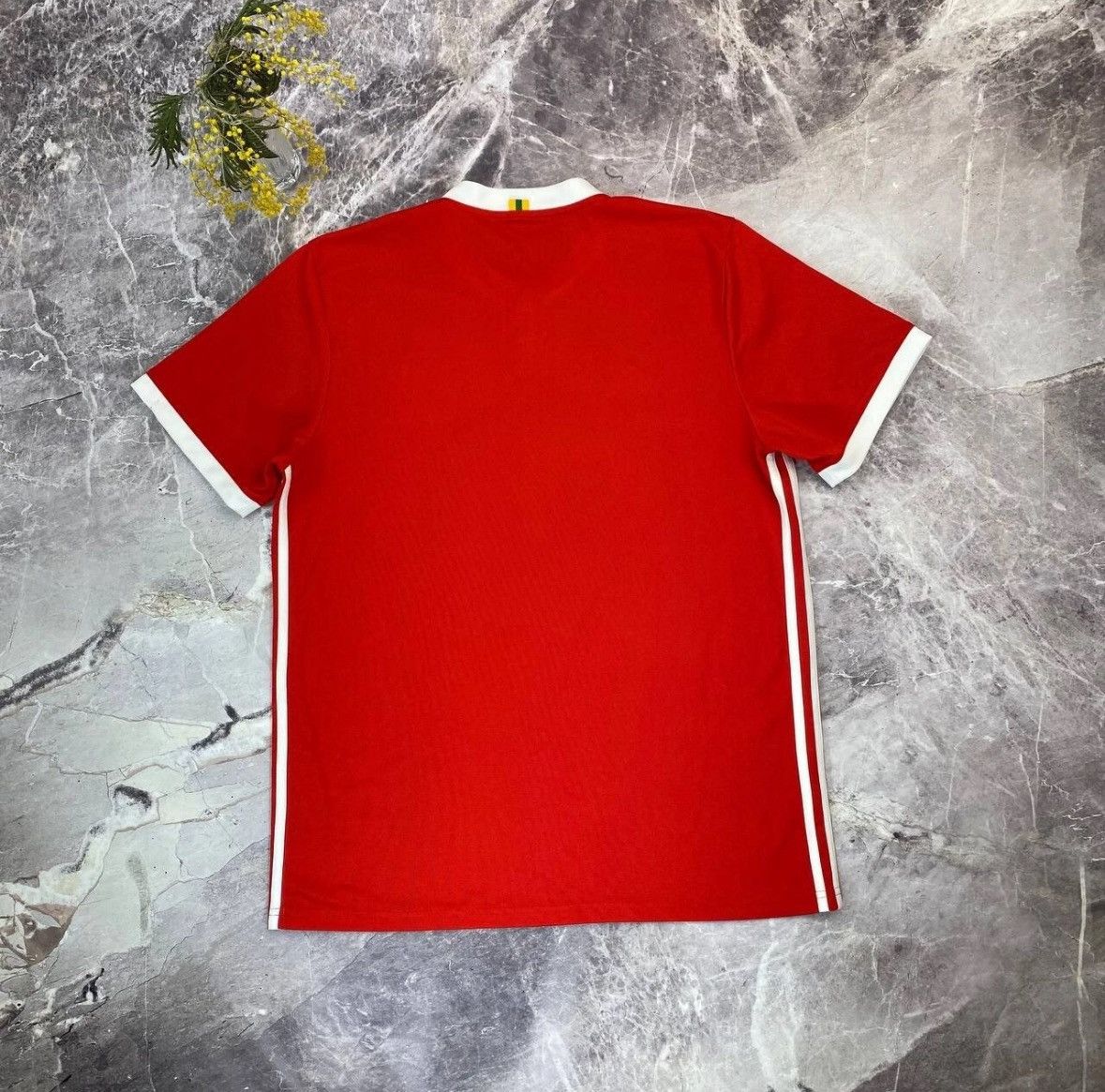 Adidas Adidas Wales Jersey 2018 National Team Home Football sz L Size US L / EU 52-54 / 3 - 4 Thumbnail