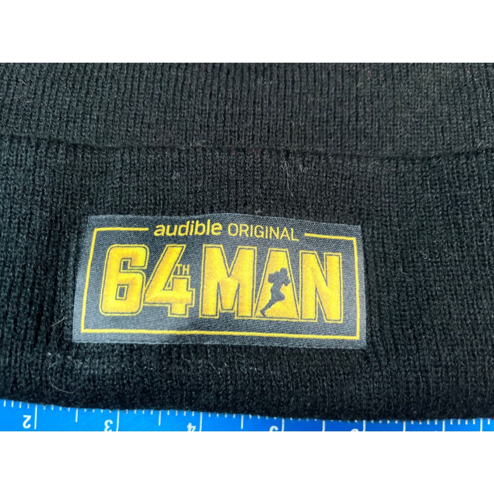 Vintage Bayside Beanie Hat One Size Black Knit 100% Acrylic Hip Hop Logo Unisex Adults Adult One Size Bayside Beanie Black Size ONE SIZE - 2 Thumbnail