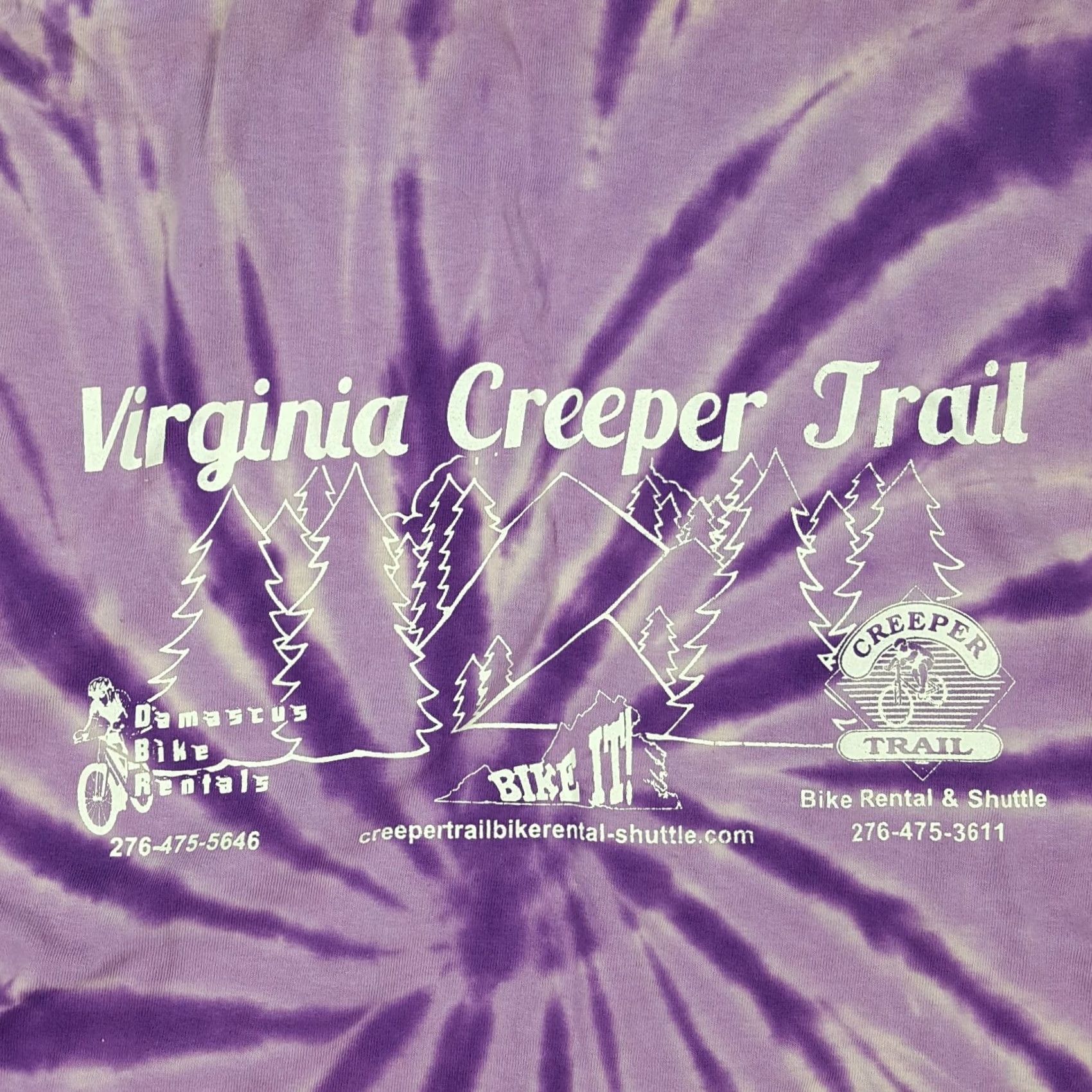 Etro VINTAGE Virginia Creeper Trail Tie-Dye Size M Purple Bike Race Retro T Shirt Mens Hippy Size US M / EU 48-50 / 2 - 6 Thumbnail