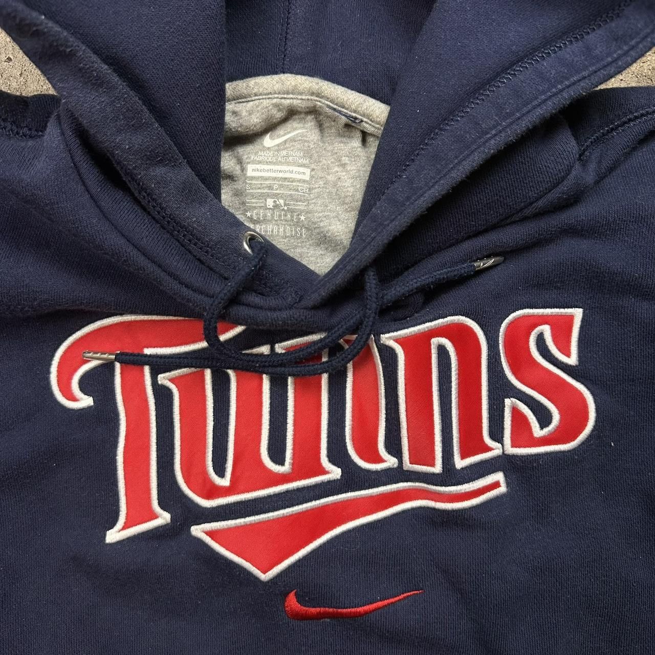 Japanese Brand × Nike × Vintage Vintage Nike Central swoosh Twins Hoodie Size US S / EU 44-46 / 1 - 4 Thumbnail
