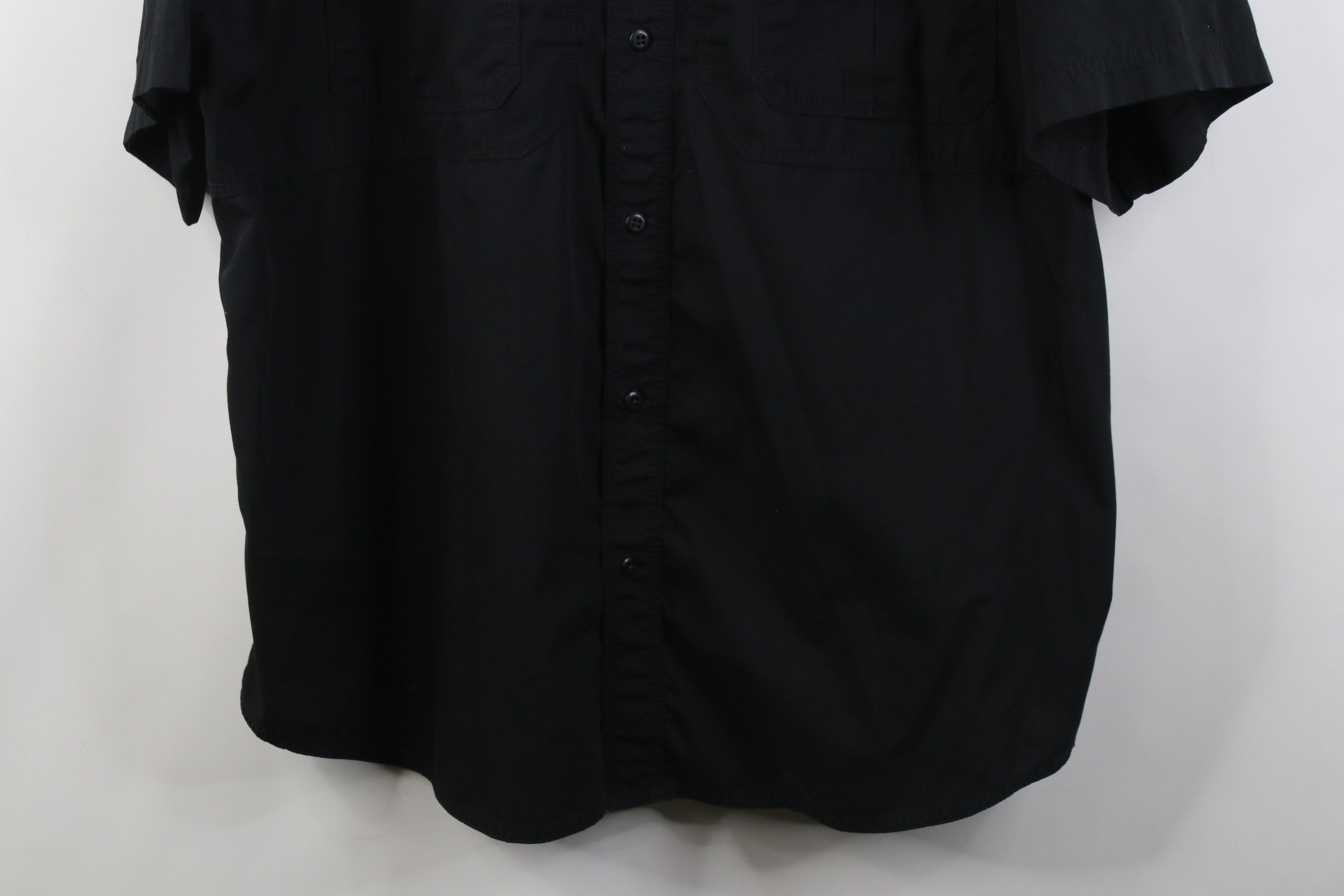 Vintage 5.11 Tactical Series Ripstop Short Sleeve Button Shirt Black Size US XXL / EU 58 / 5 - 3 Thumbnail