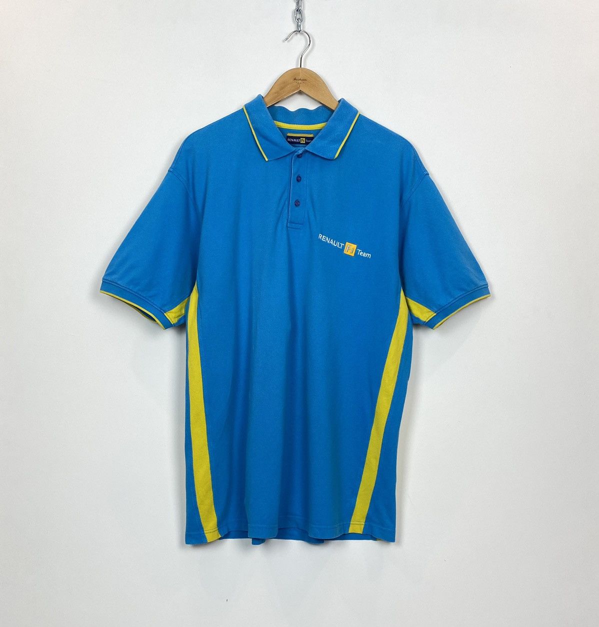 Renault F1 Racing Team Short Sleeve Polo Shirt Men's Size XL Polos