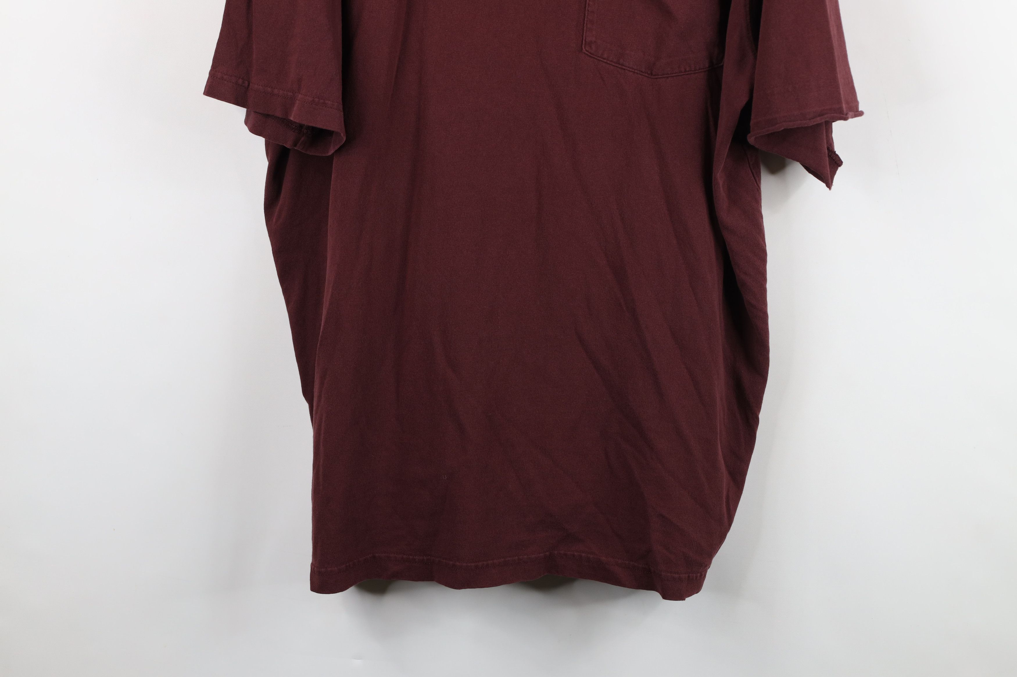 Carhartt Vintage Y2K Carhartt Baggy Short Sleeve T-Shirt Burgundy Size US XL / EU 56 / 4 - 3 Thumbnail