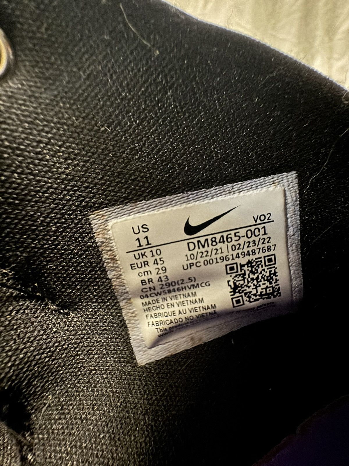 Nike Nike Ambush x Air Adjust Force ‘Black Psychic Purple’ Size US 11 / EU 44 - 6 Thumbnail