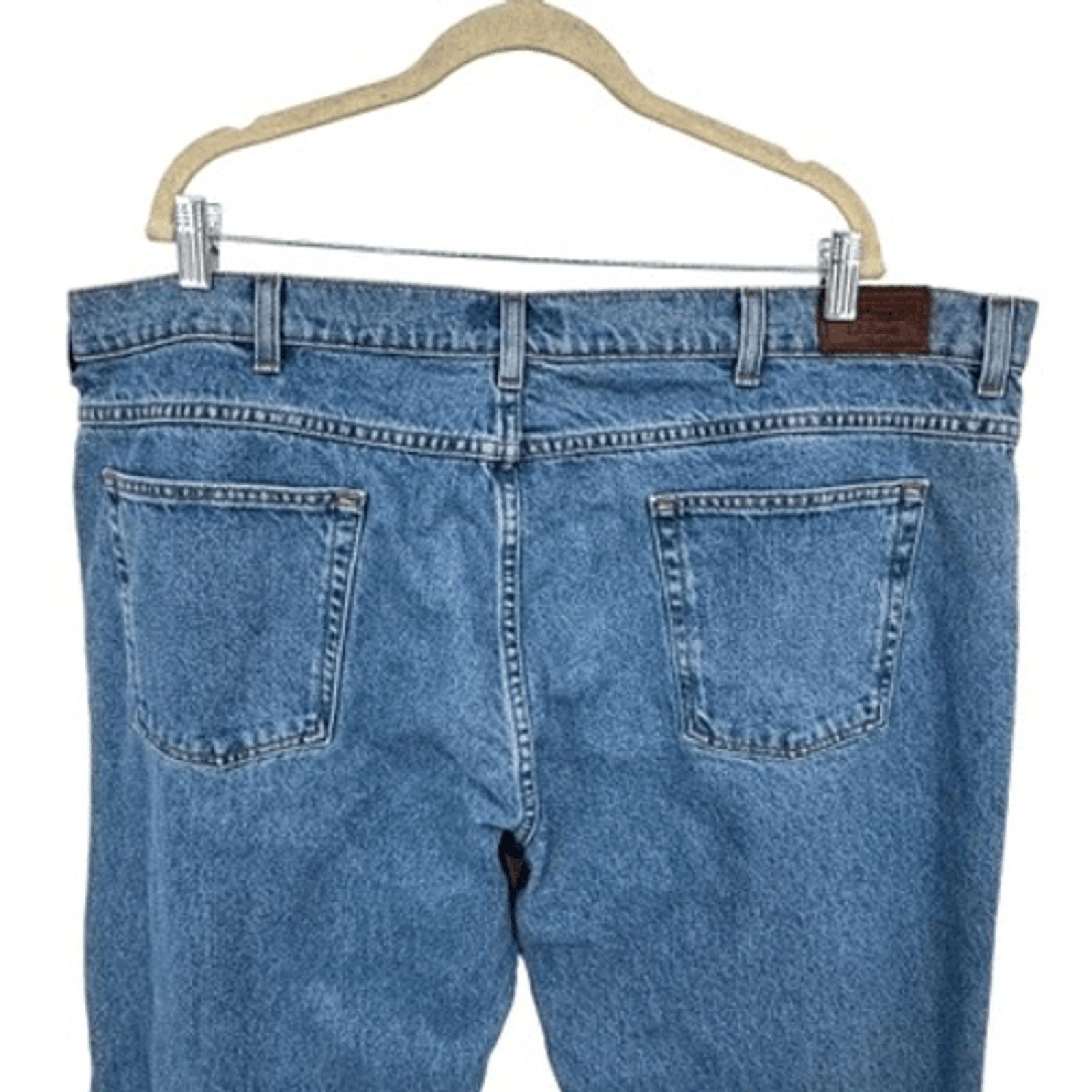 L.L. Bean L.L Bean Denim Standard High-Rise Straight Jeans SZ 44x28 Size US 44 / EU 60 - 4 Thumbnail