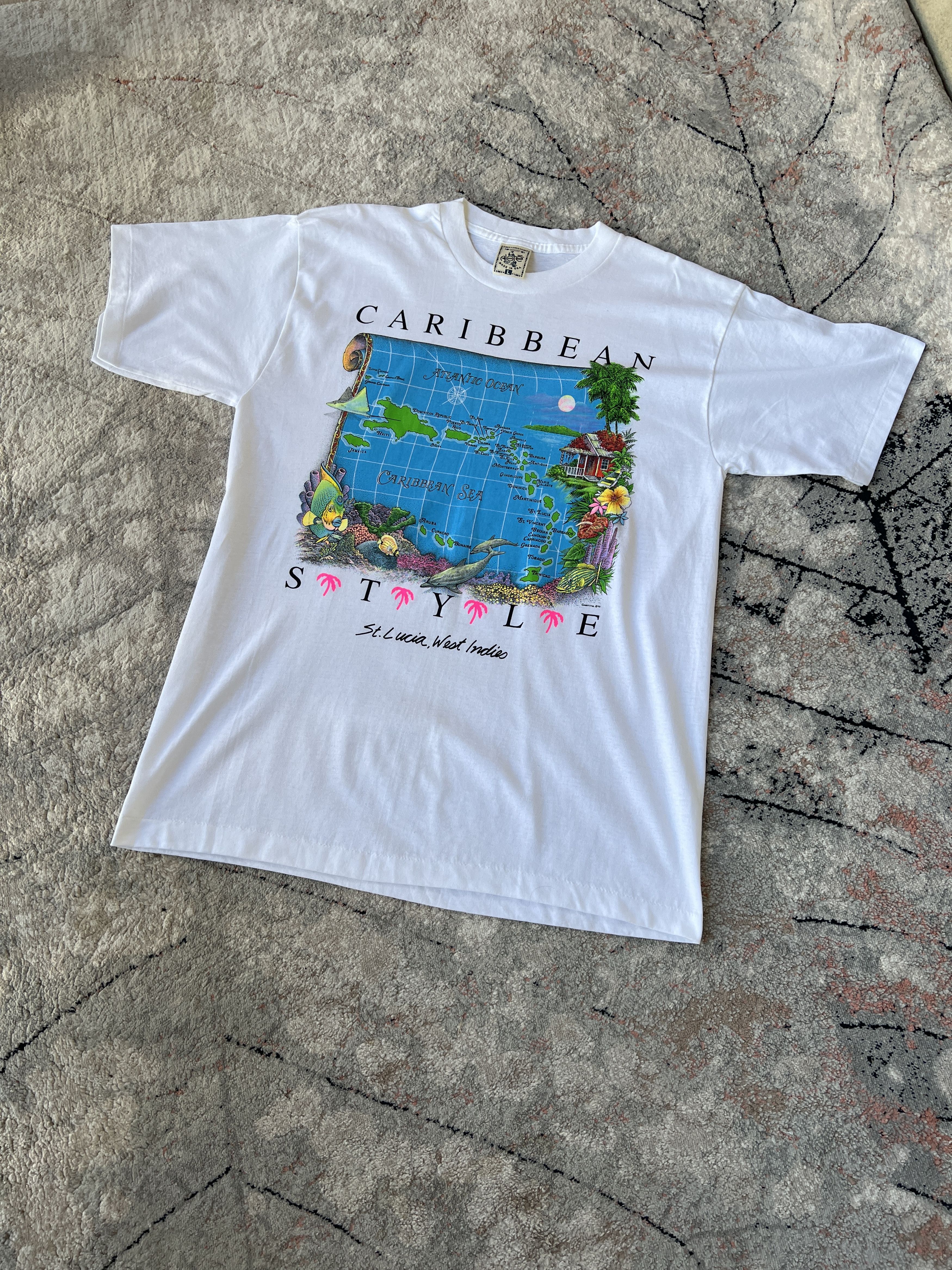 Caribbean Caribbean Style Alore Made In USA Tee Size US L / EU 52-54 / 3 - 1 Thumbnail