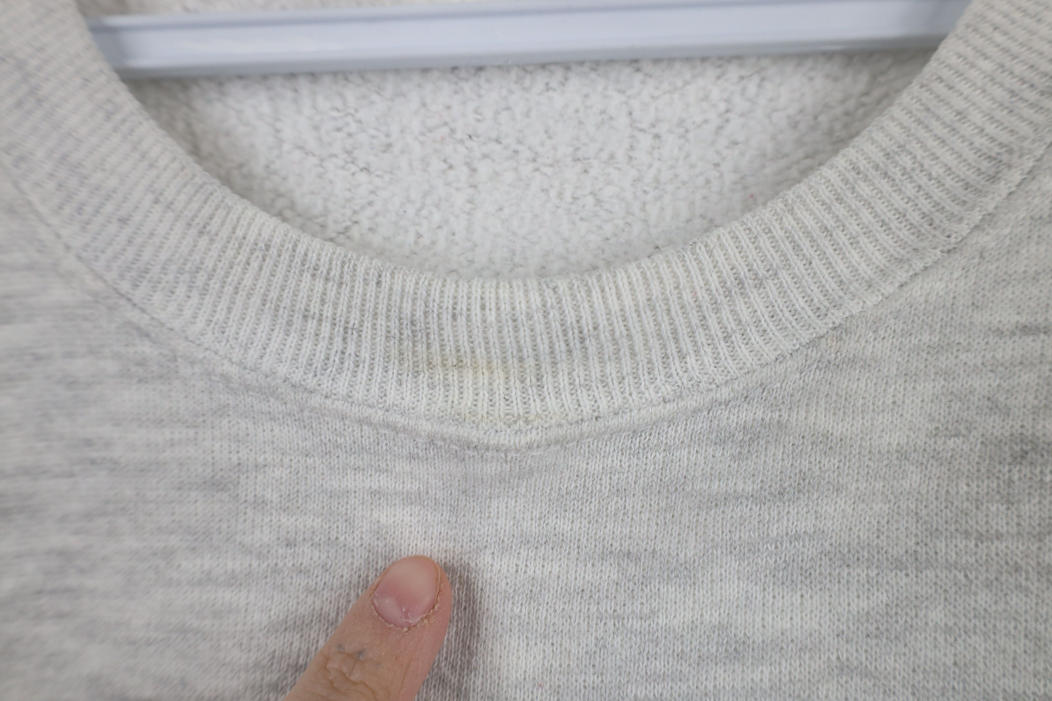 Vintage Vintage 90s Streetwear Heavyweight Crewneck Sweatshirt Gray Size US XL / EU 56 / 4 - 7 Thumbnail