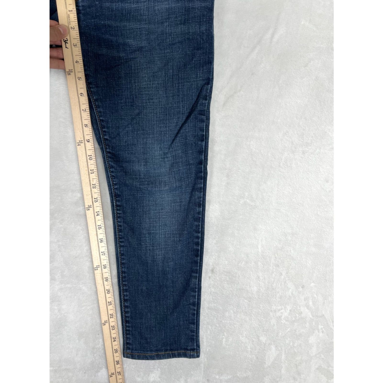 Lucky Brand Lucky Brand Jeans Women Slim Taper Blue 30 Inseam 26 Stretch Denim Ankle Pocket Zip 105 Slim Taper Vintage No Mens Womens Size 30" / US 8 / IT 44 - 2 Thumbnail