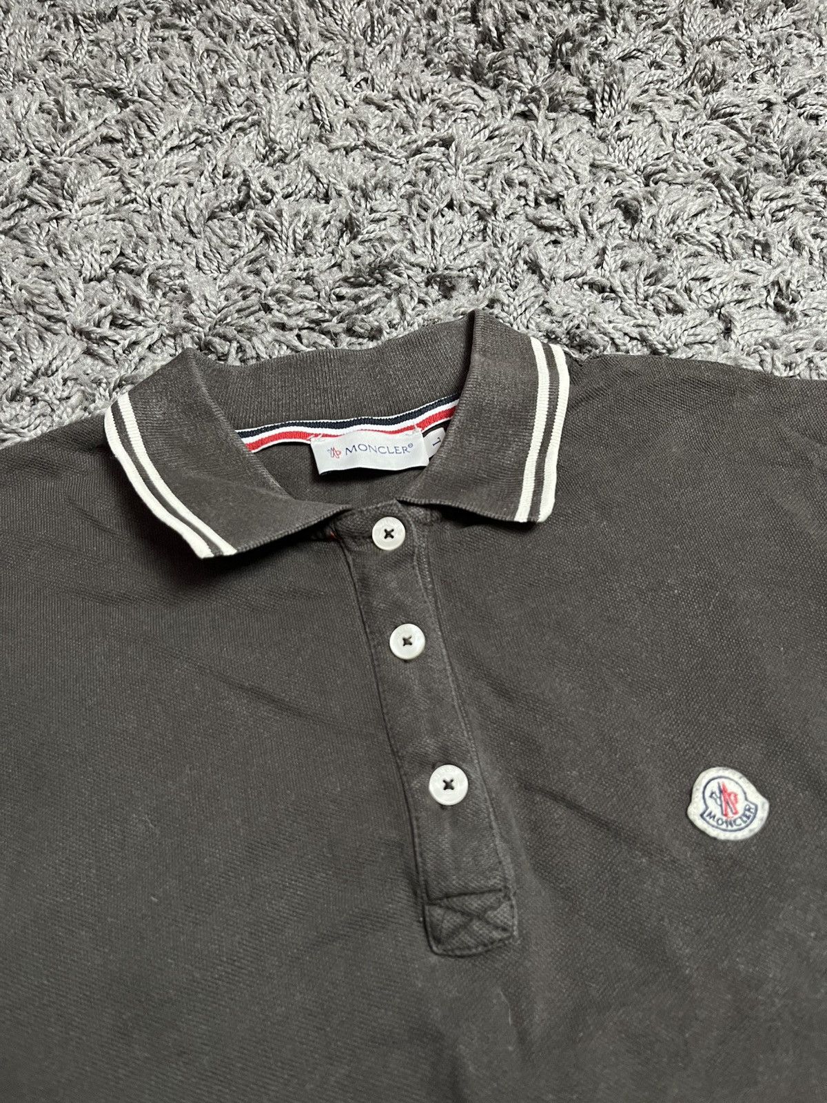 Moncler Moncler Maglia Polo Manica Lunga Long Sleeve Polo Shirt Size L / US 10 / IT 46 - 3 Thumbnail