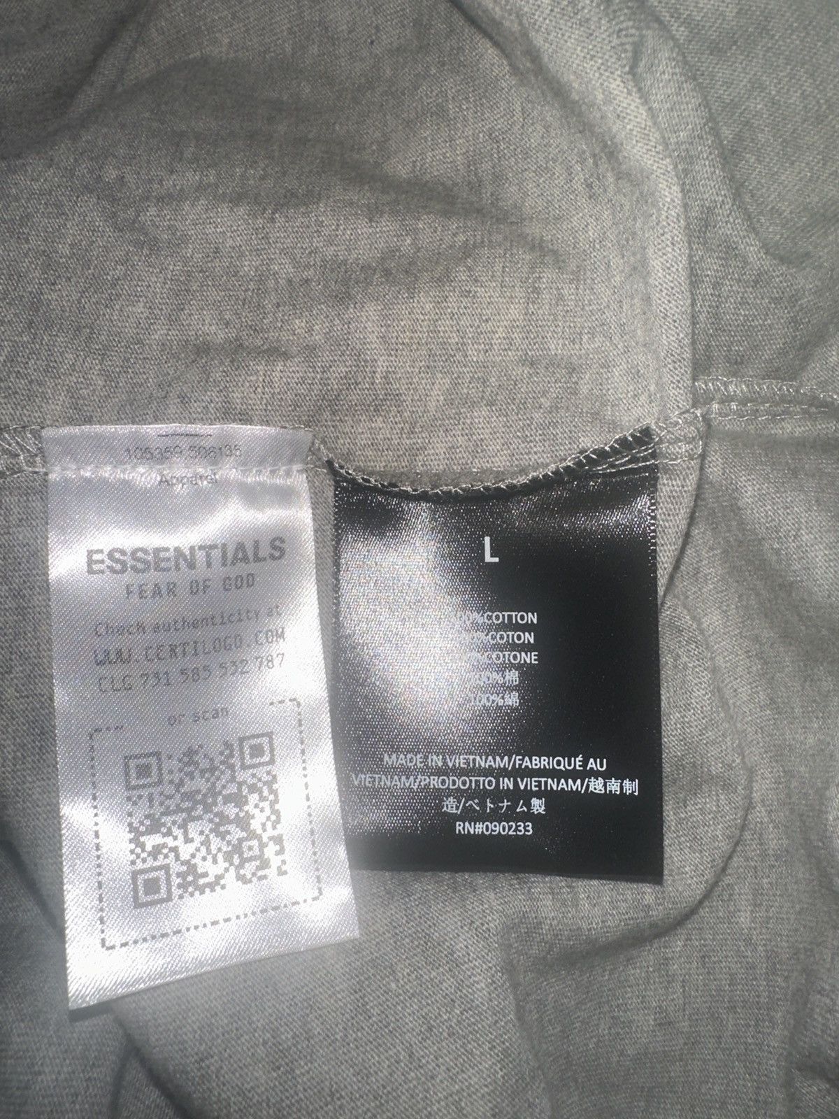 Fear of God Fear of god essentials Tshirt Size US L / EU 52-54 / 3 - 4 Thumbnail